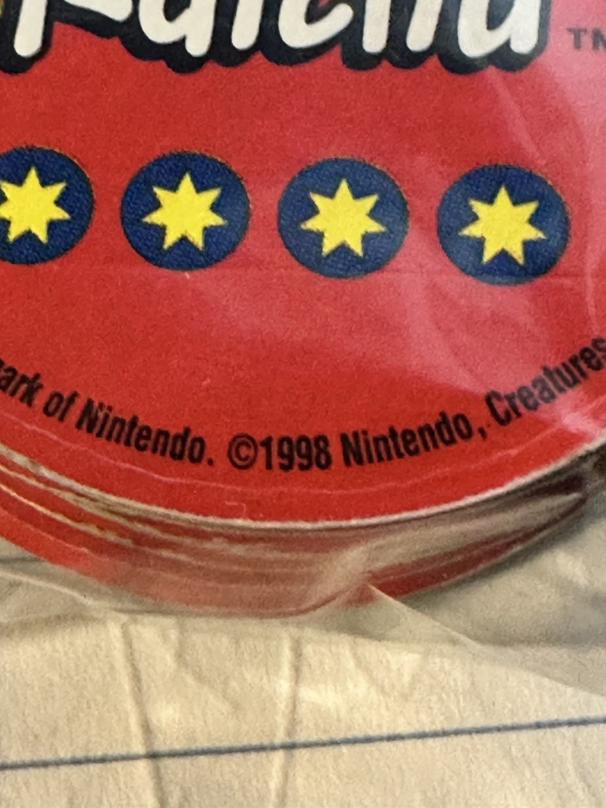 Set of 8 Pogs Pokémon ~ 1998 & 1999