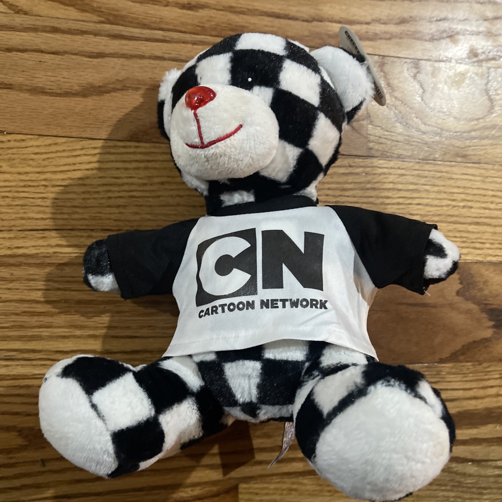 Checkers Bear. Cartoon Network Rare- Still Has Tags Attached.