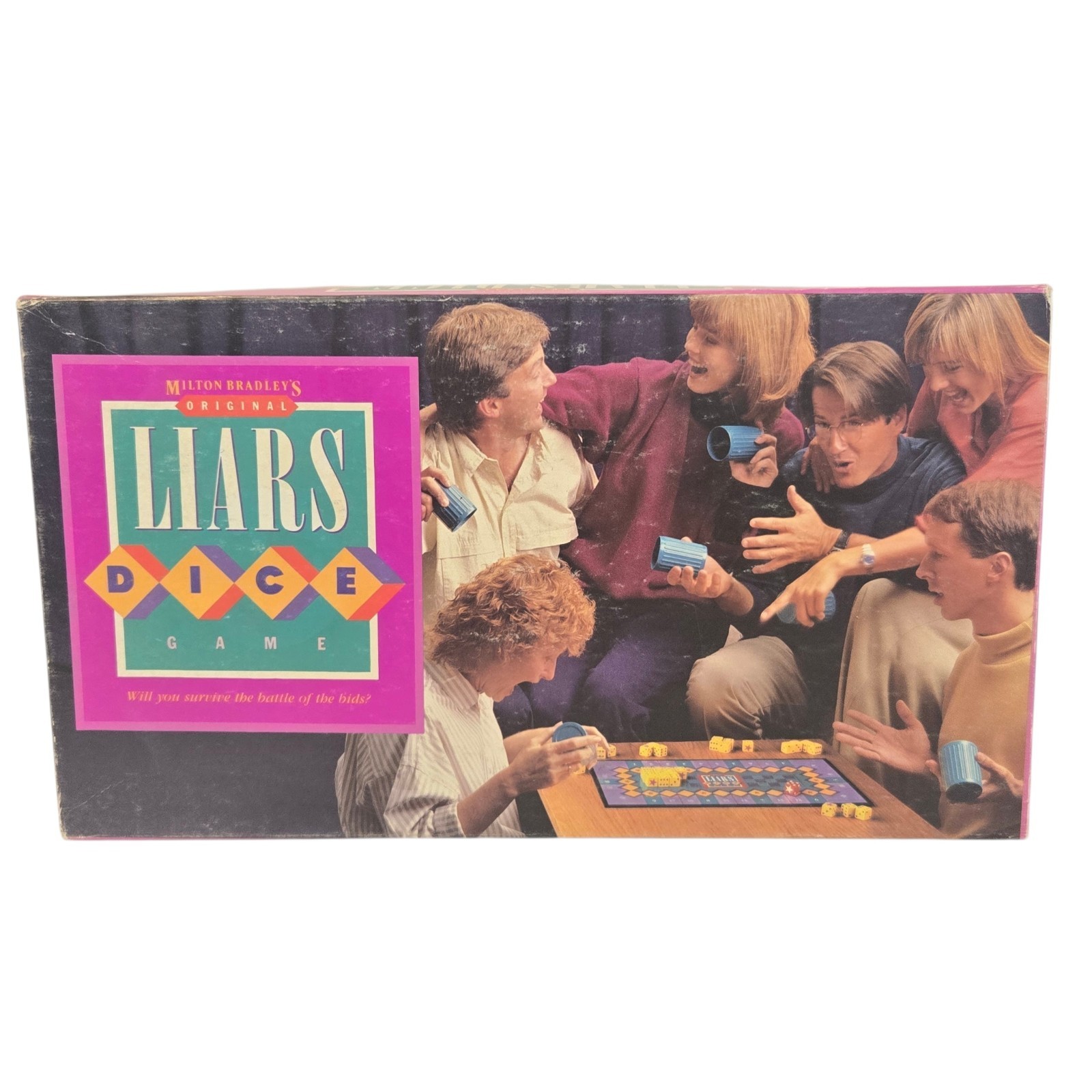 Vintage LIARS DICE Game 1987 Milton Bradley **COMPLETE**