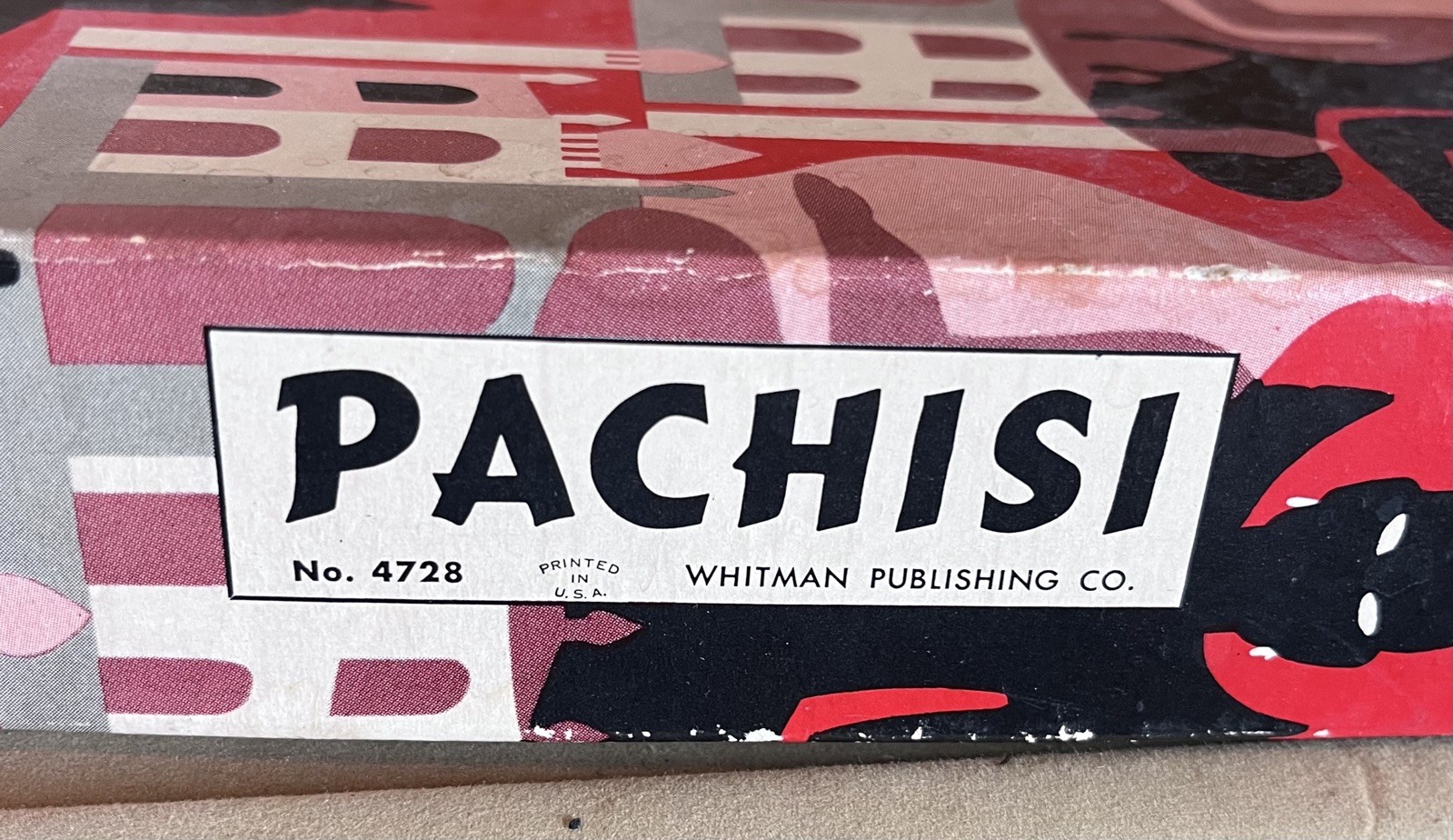 Vintage Whitman’s Pachisi/Parcheesi: A Game of India Board Game Complete