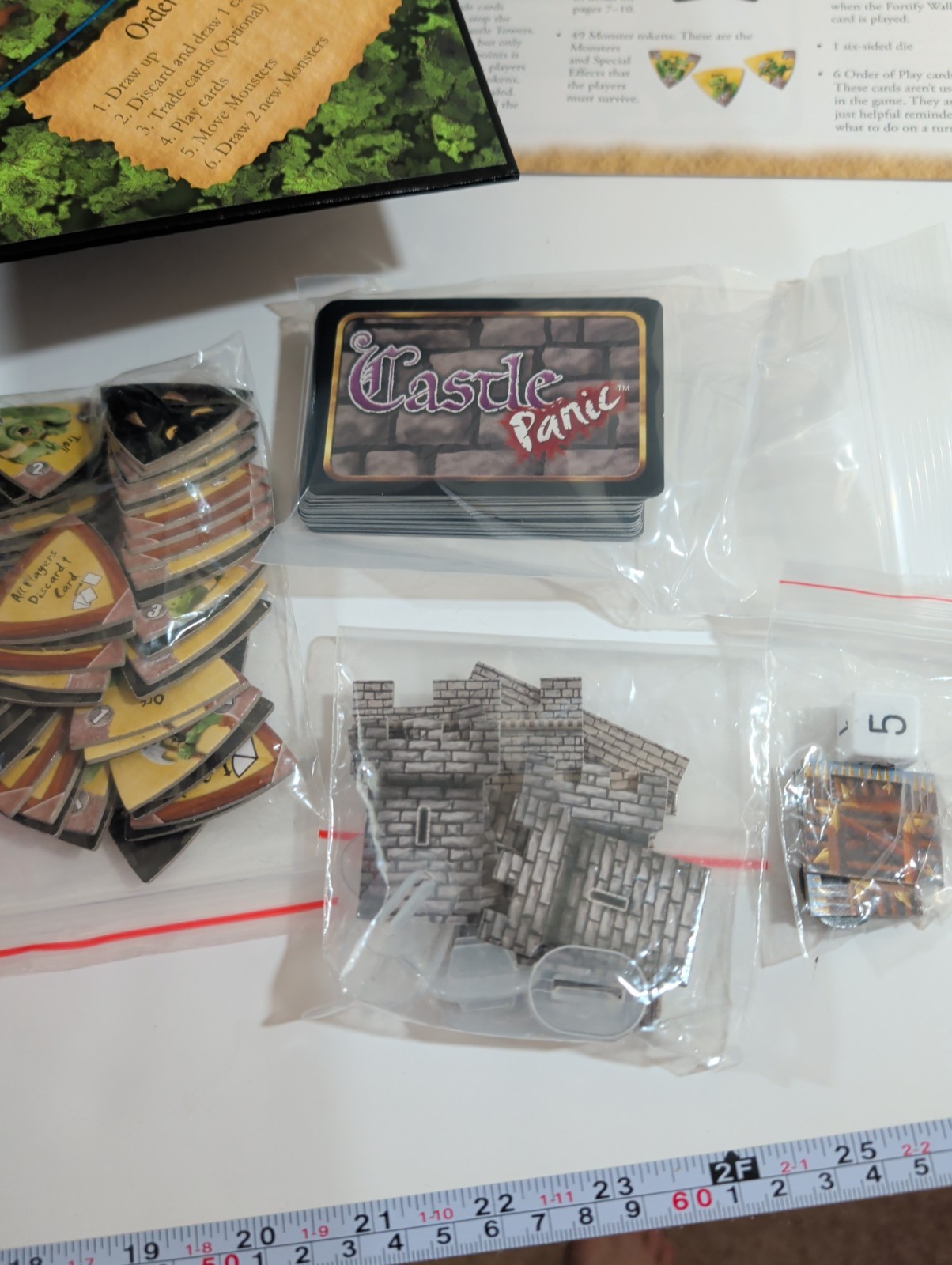 Castle Panic Tower Defense Board Game 1st Edition Complete