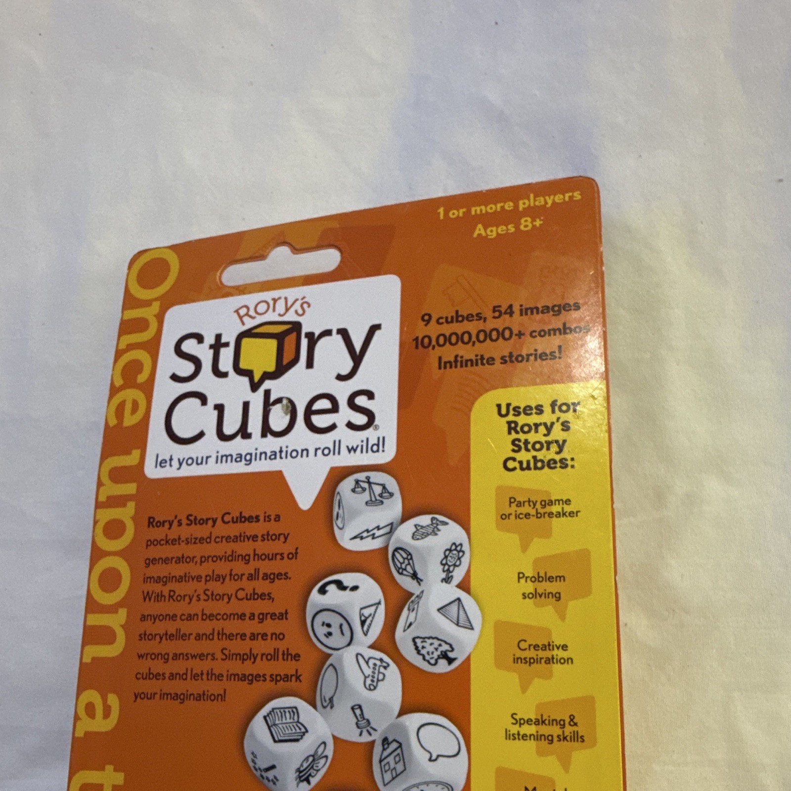 Gamewright Rory’s Story Cubes Storytelling Dice Game w/ Storage Bag, Ages 8+, 1+