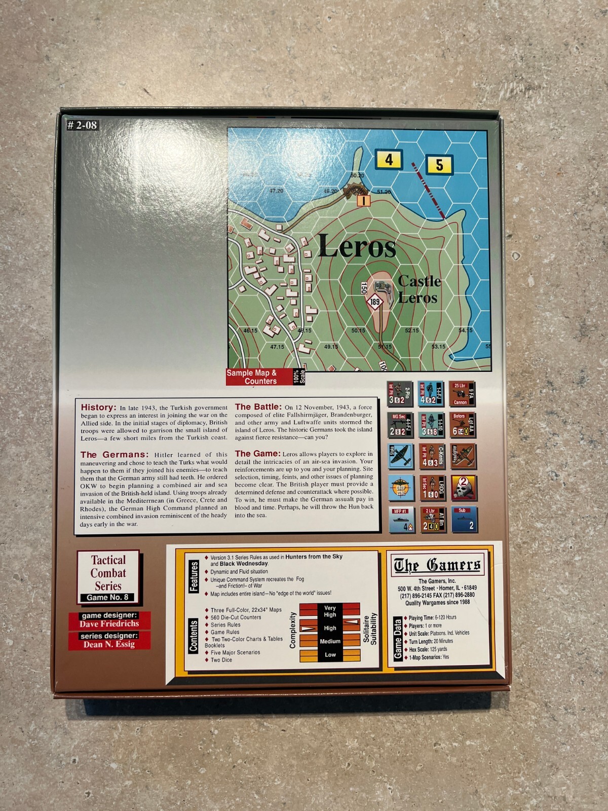 Leros: The Island Prize 1943 MMP The Gamers Multi Man Publishing – New Unpunched