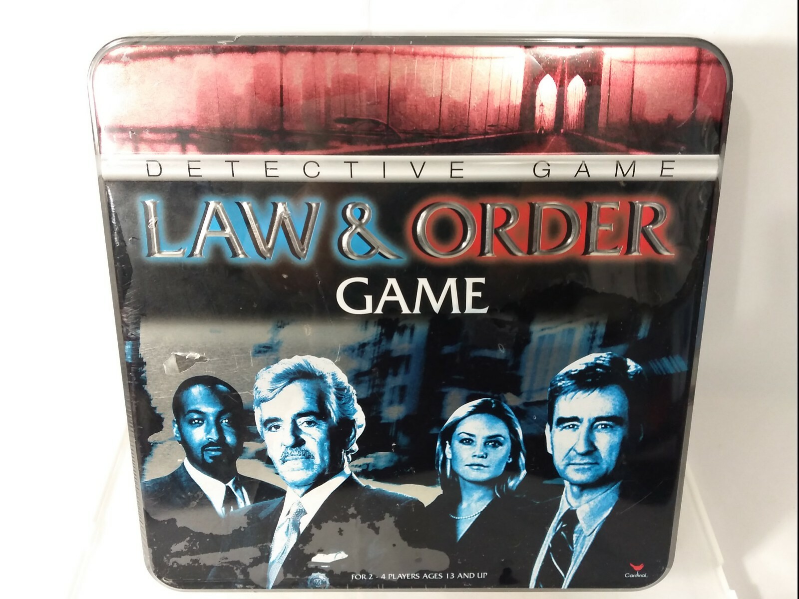 Law And Order Detective Board Game New Sealed Metal Tin Box