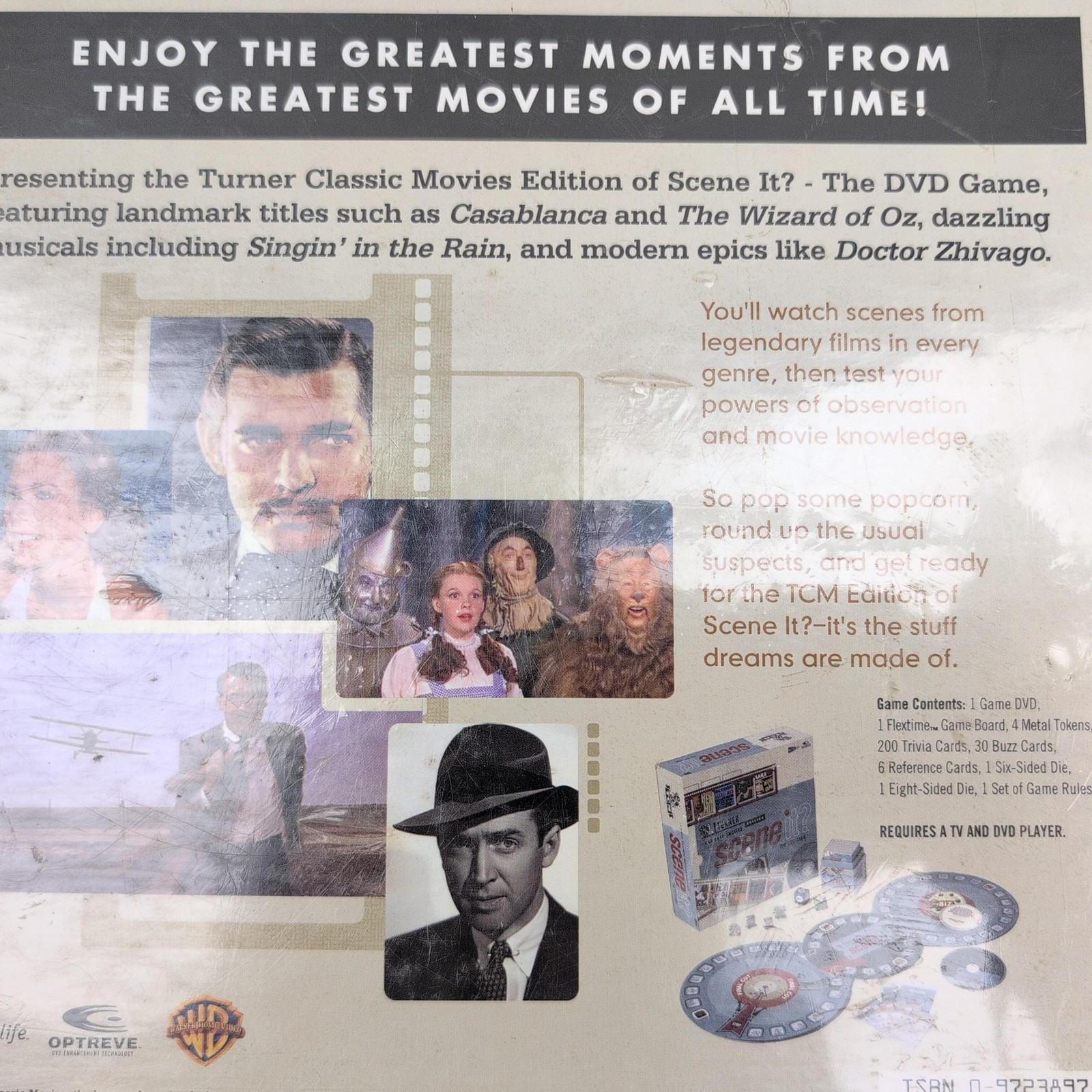 Screenlife Scene It? Turner Classic Movies Edition DVD Board Game TCM Multicolor