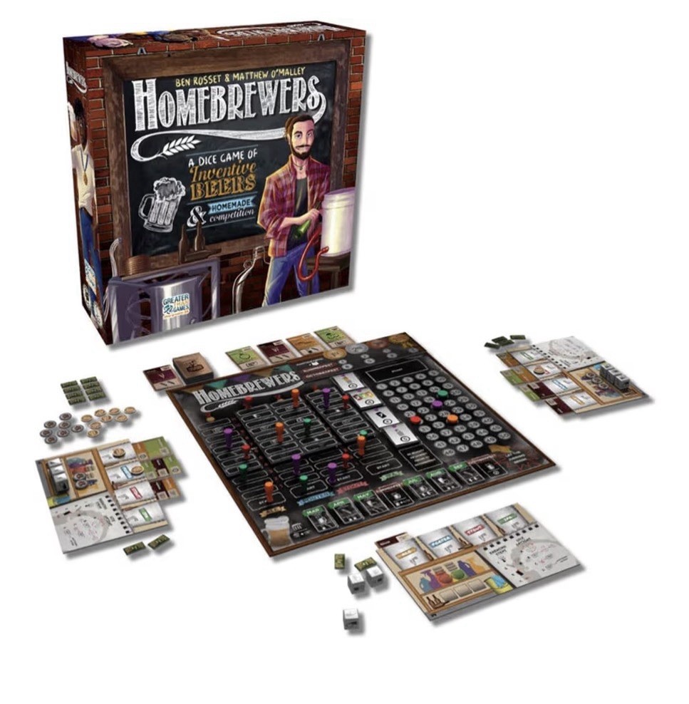Homebrewers-Dice Game of Inventive Beers & Homemade Competition | Fun board game