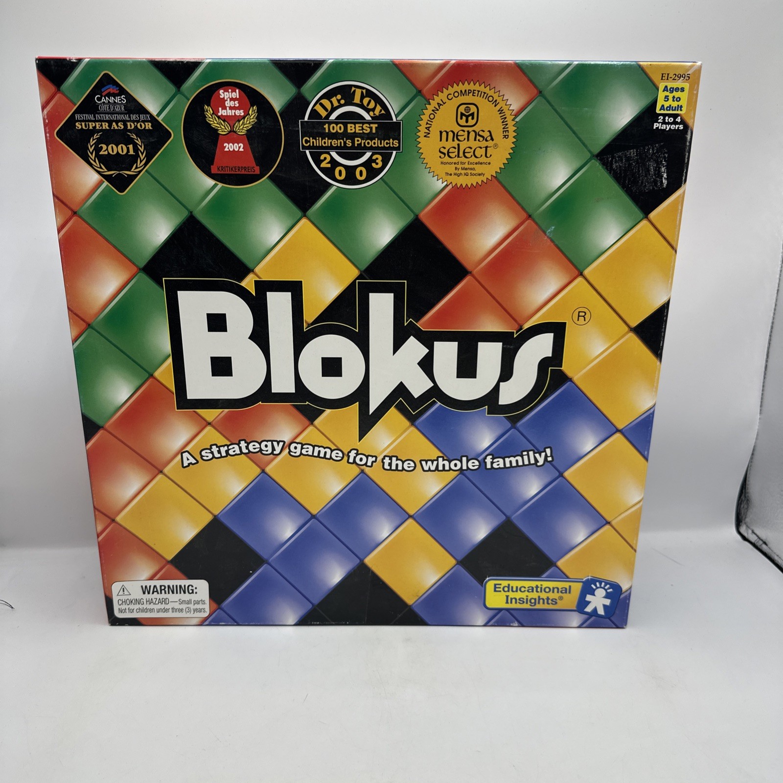 Blokus – A Strategy Game for the Whole Family – Educational Insights 2003