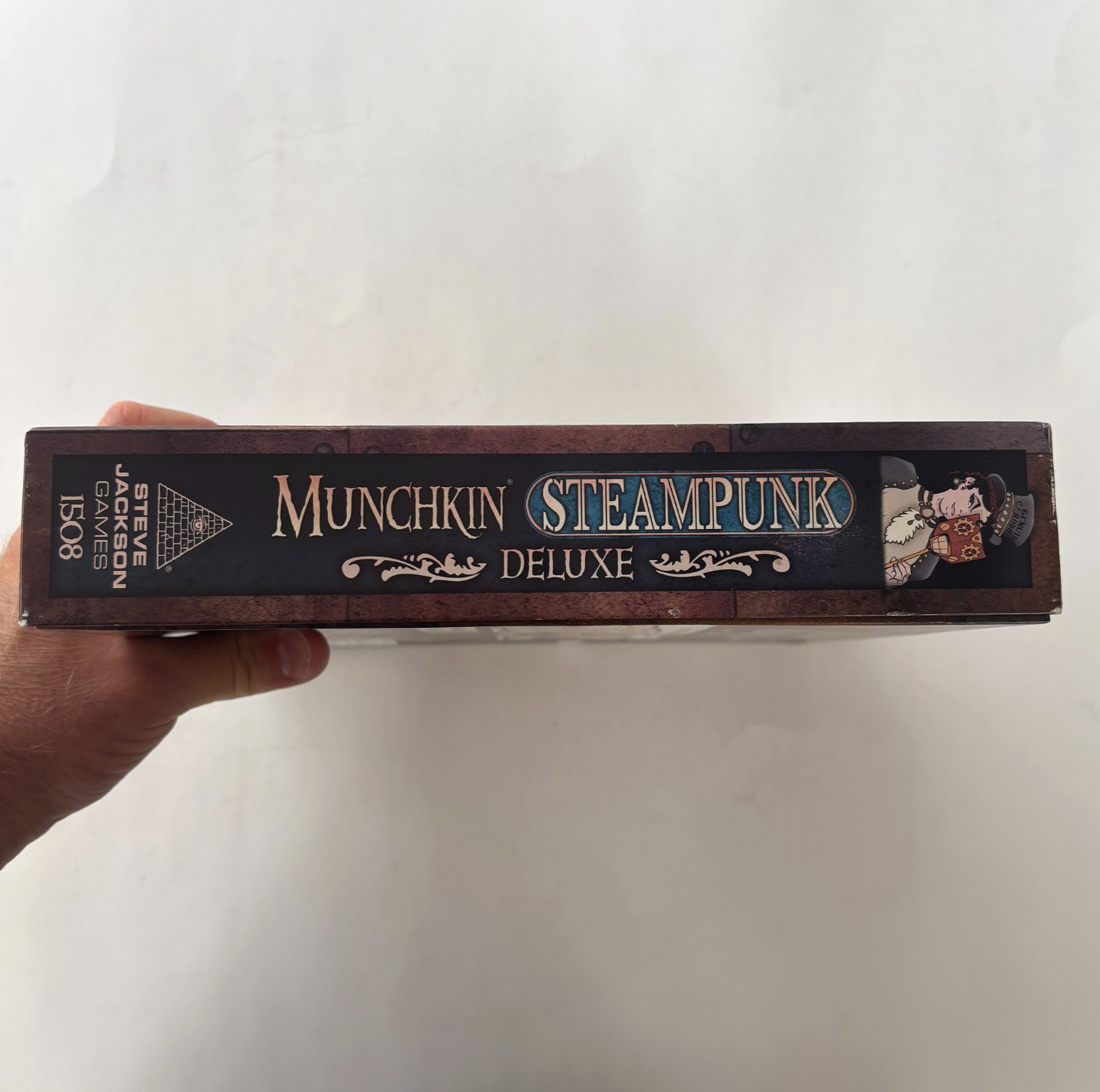 Munchkin Steampunk Deluxe – Board Card Game – Steve Jackson (some missing parts)