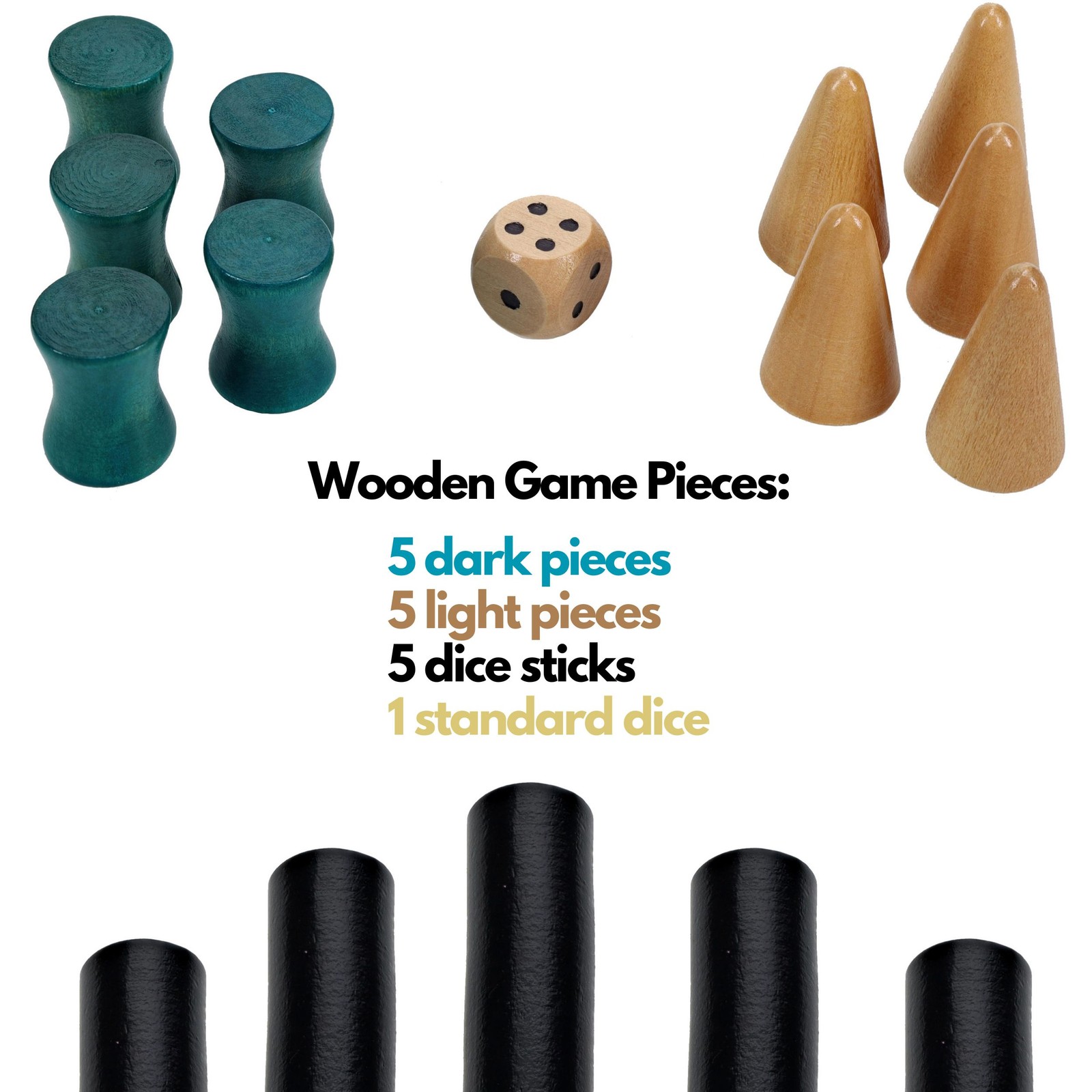 WE Games Wood Senet Game – An Ancient Egyptian Board Game