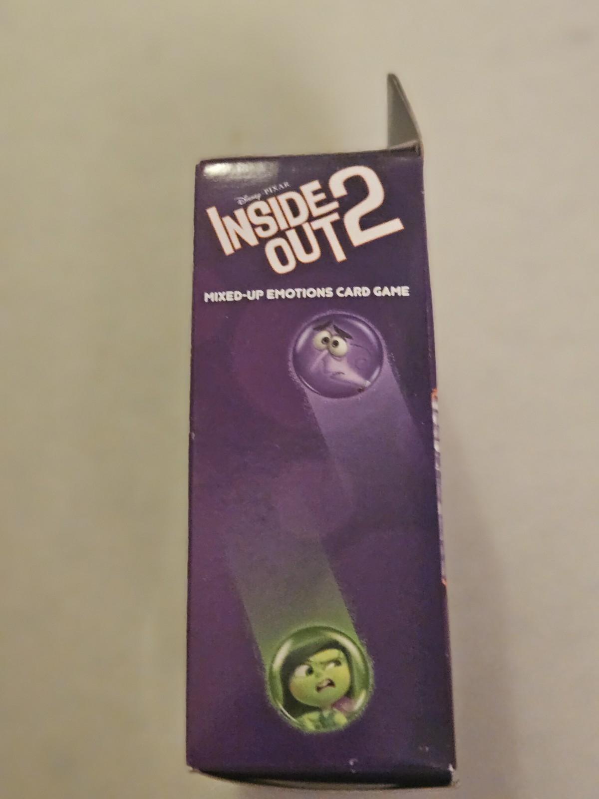 Disney Inside Out 2 Mixed Up Emotions Catd Game W/ Collectible Figurine New