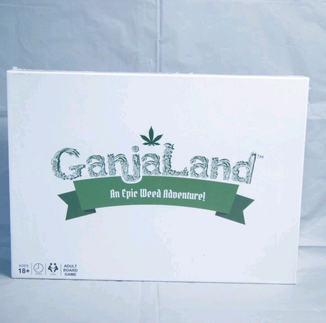 GanjaLand Board Game An Epic Weed Adventure Lightly Toasted NEW SEALED