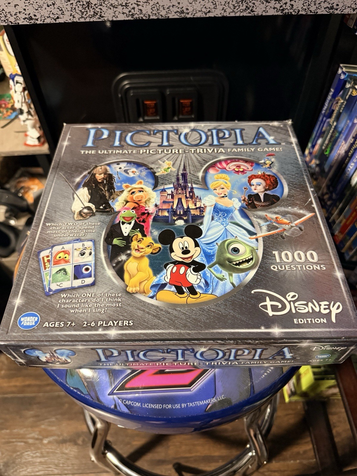 Disney Edition Pictopia Picture Trivia Family Game 1000 Questions