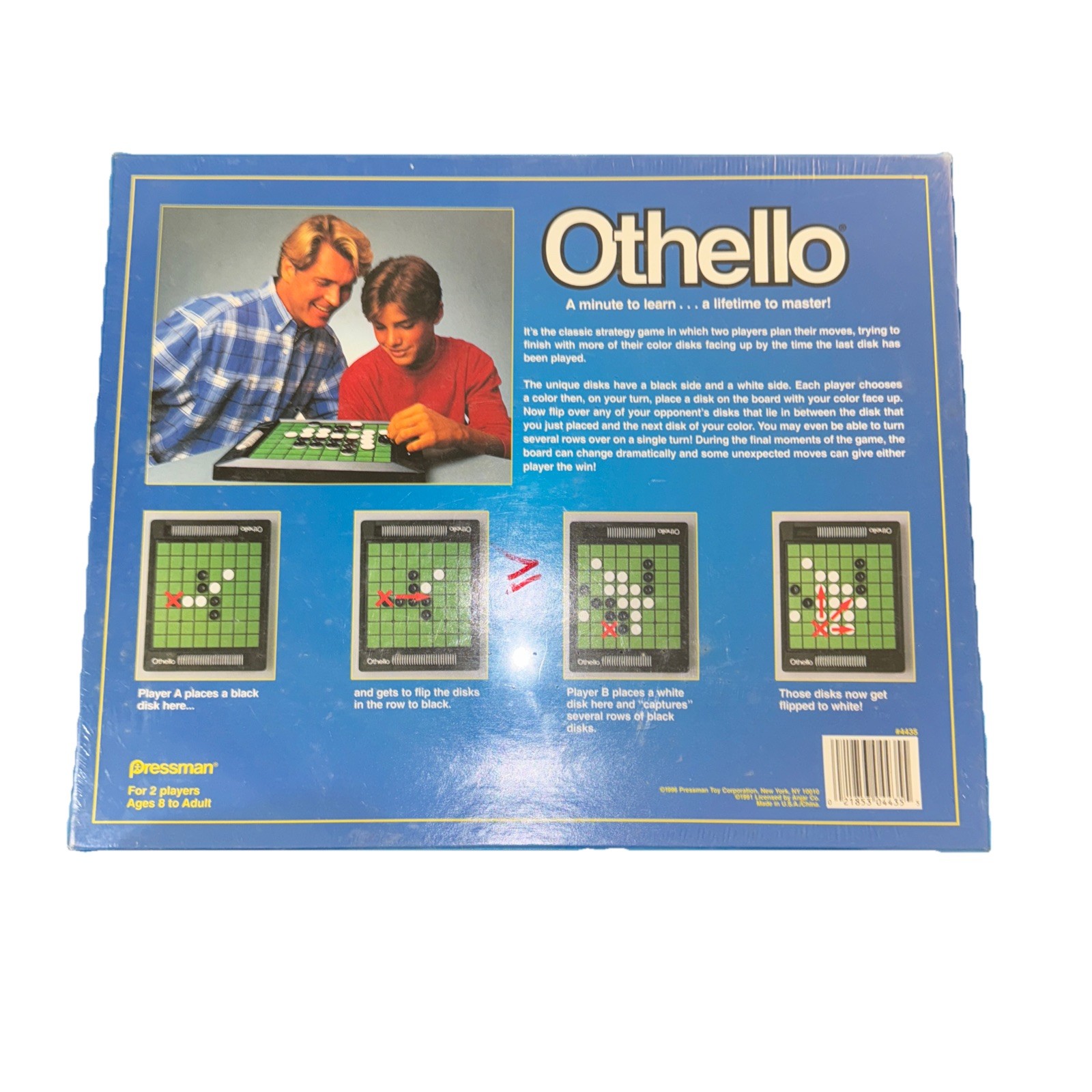 90’s Othello Classic Strategy Board Game by Pressman FACTORY SEALED