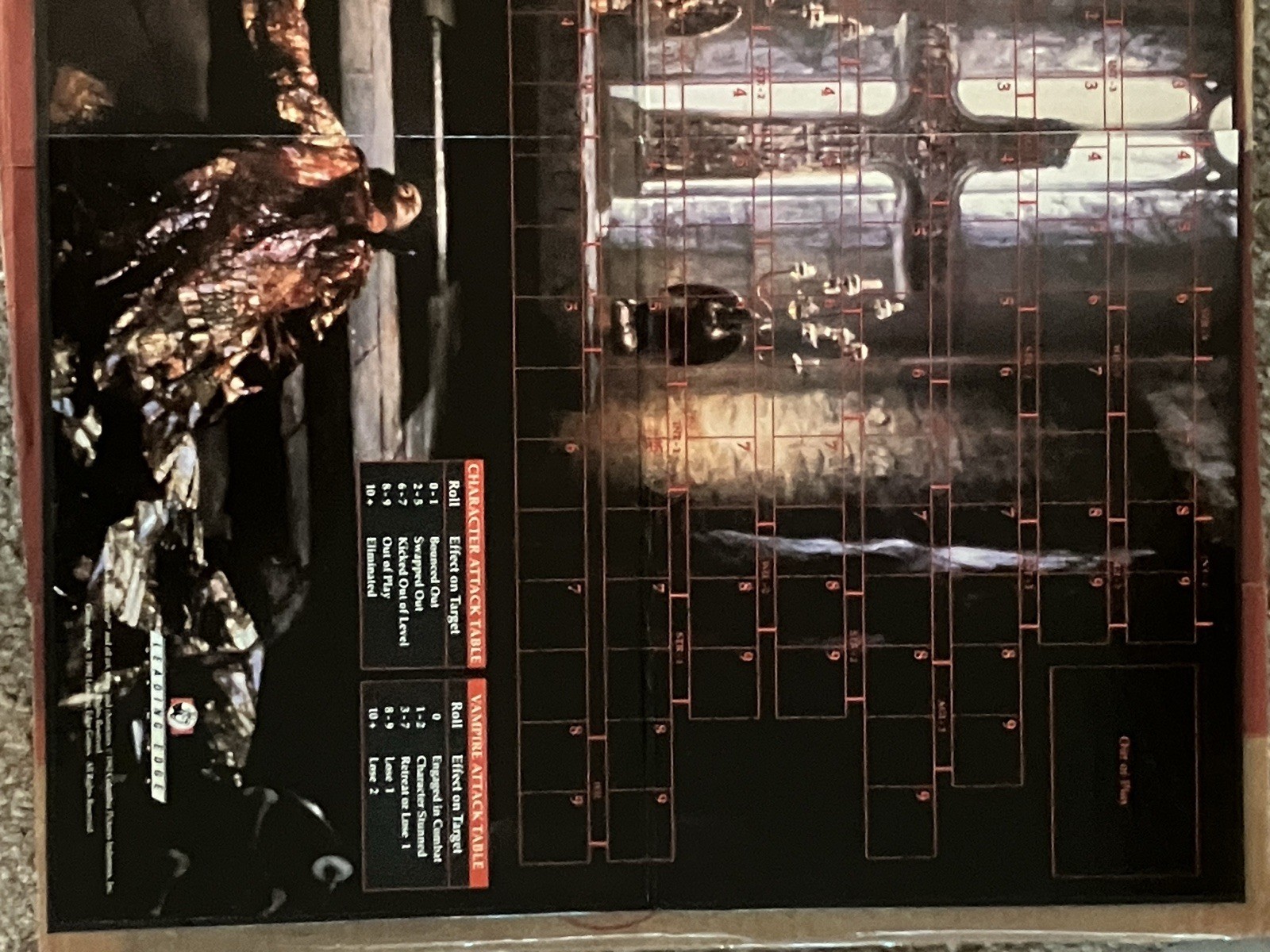 Vtg 1992 Bram Stoker’s DRACULA Leading Edge Vampire Board Game Unpunched Horror