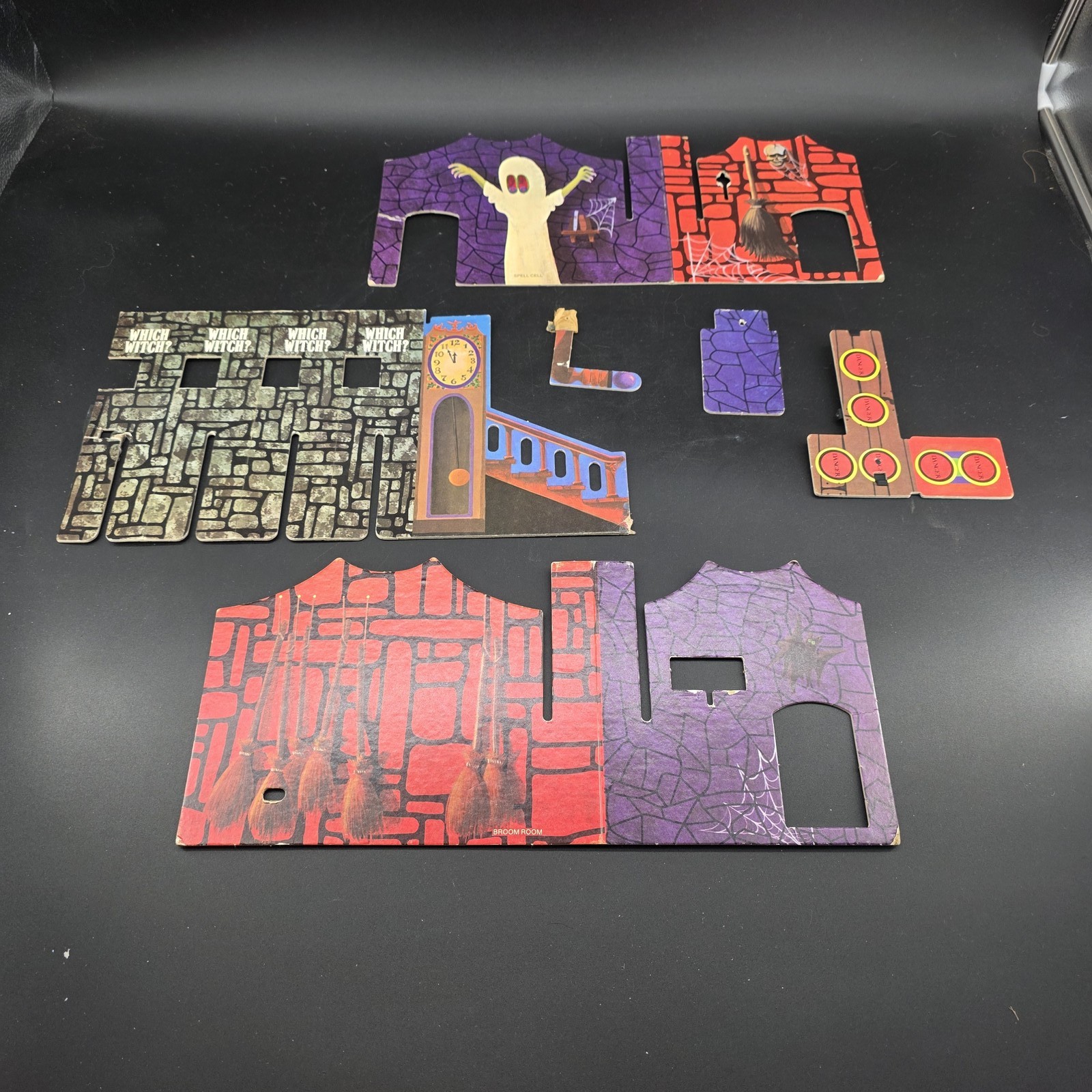 Vintage Which Witch Board Game Milton Bradley 1970 Complete Haunted House 4012