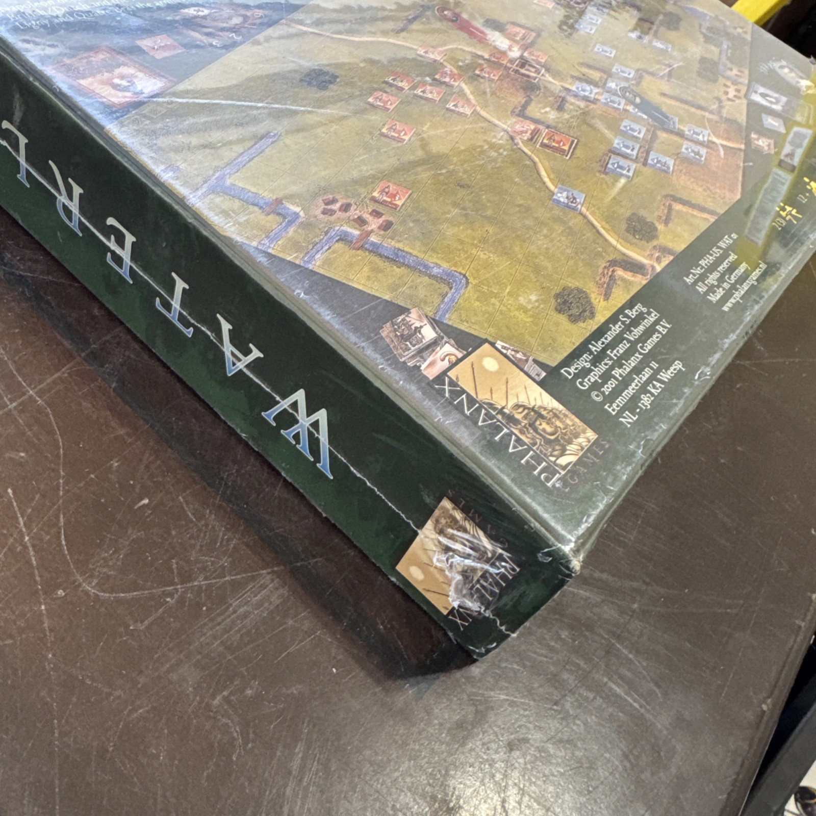 Waterloo Napoleon’s Last Battle Board Game by Alex Berg NIB Sealed 2001 Phalanx