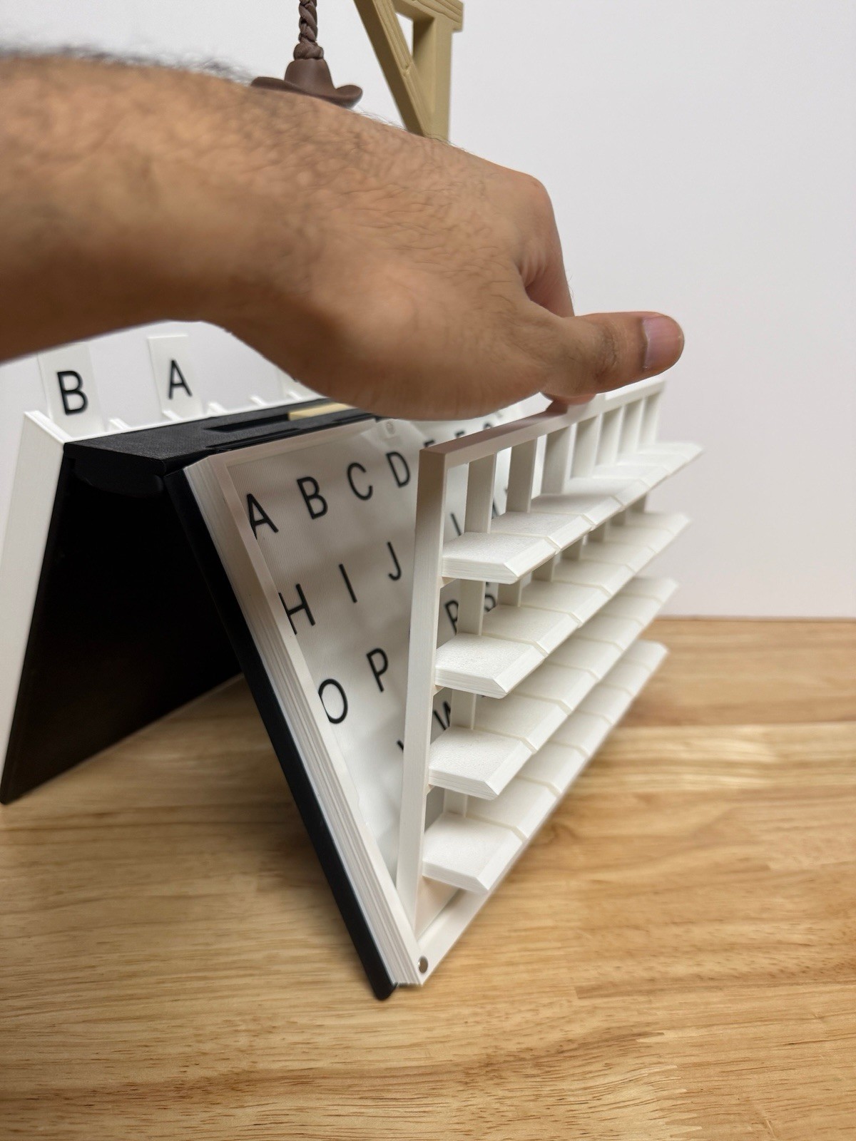Book Board Game Set 7-in-1 Bookshelf Travel Games Chess Backgammon Mancala Gift