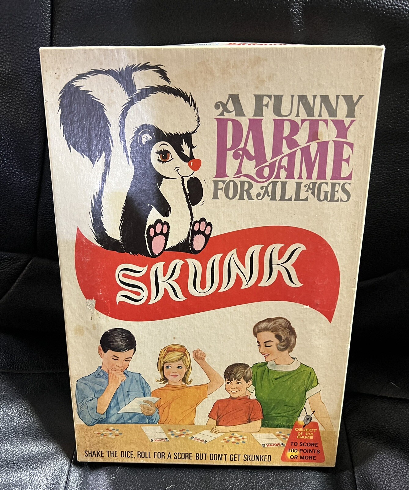 SKUNK 1968 SCHAPER DICE GAME NEW OPEN BOX RARE HARD TO FIND