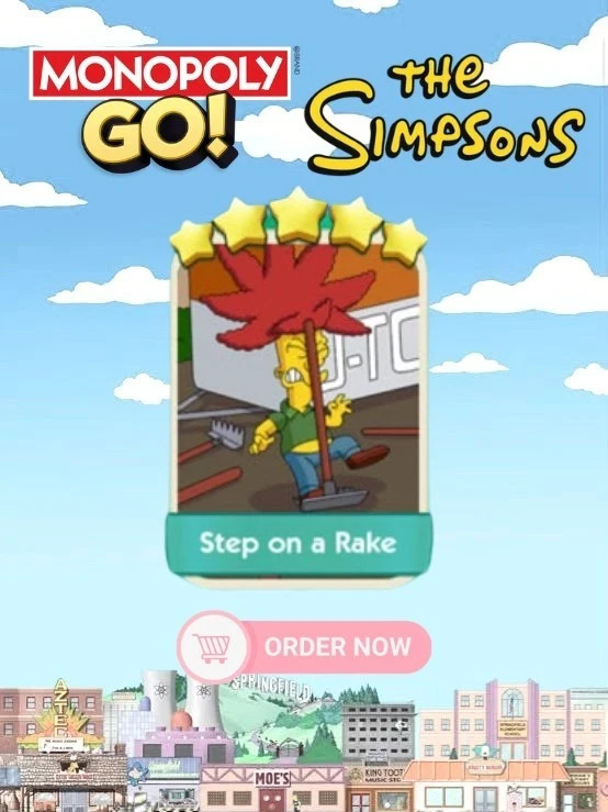 Monopoly Go Stickers Step On a Rake – Monopoly Go set 21