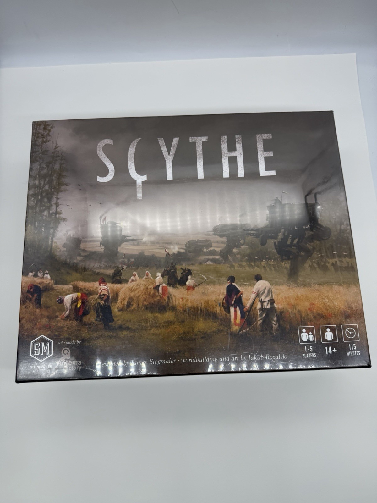 SCYTHE Board Game by Stonemaier Games NEW Sealed Award-Winning Strategy 1-5P
