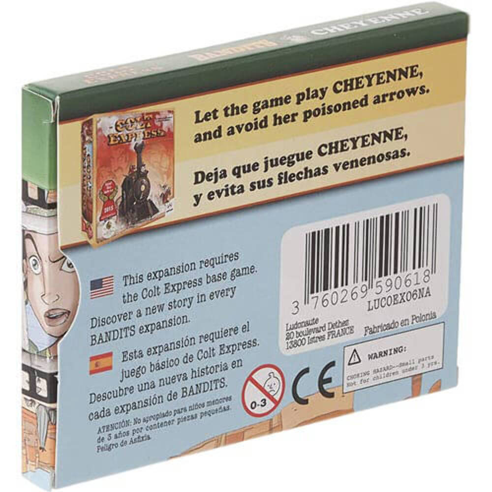 Highly Interactive High Quality Colt Express Bandit Pack Cheyenne Expansion Game