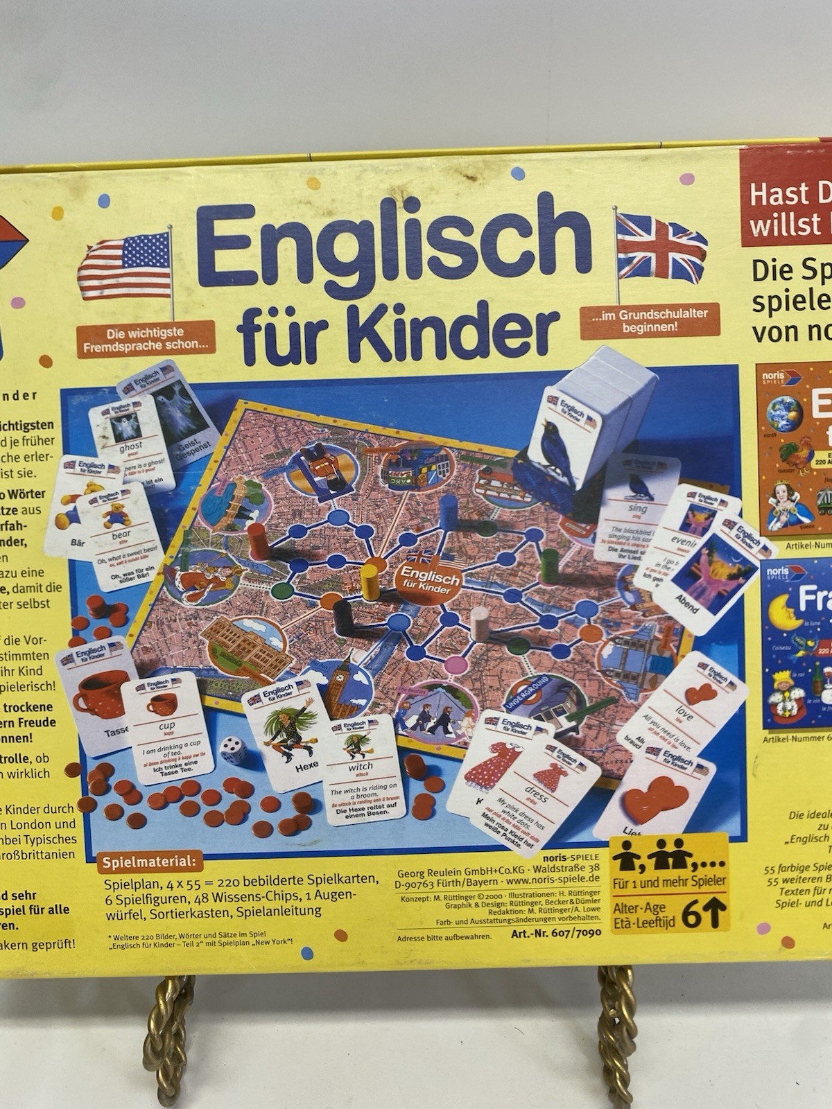Noris Spiele Englisch fur Kinder German to English Game (New)