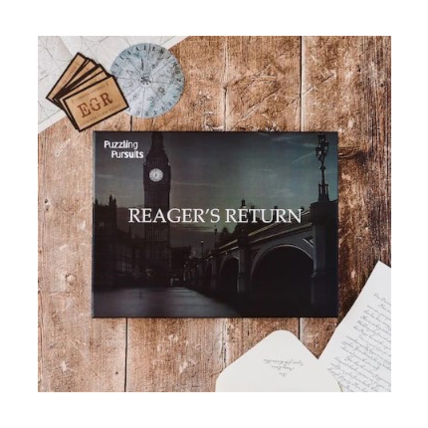 Puzzling Pursuits Board Game Reager’s Return Box VG+/NM