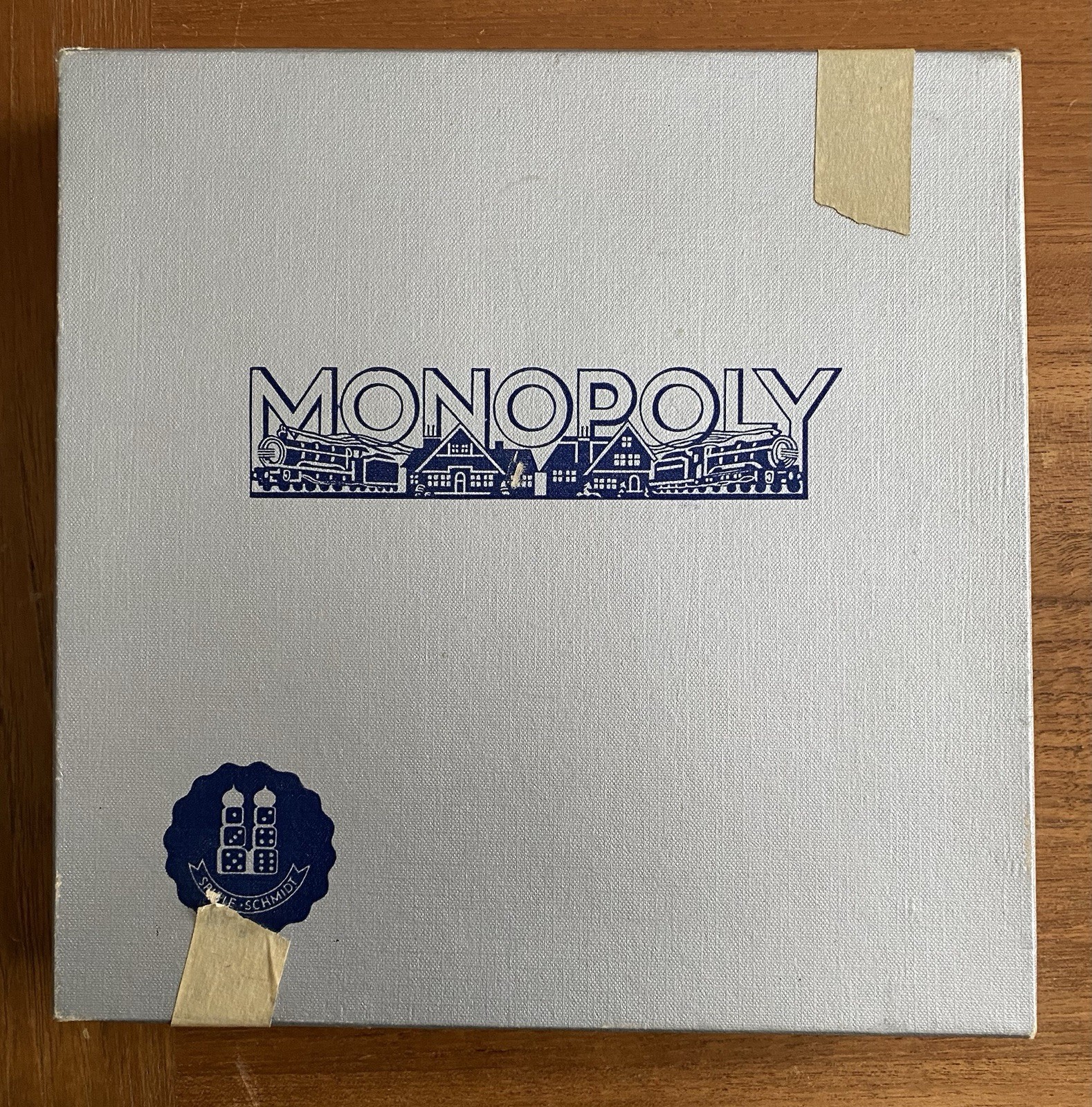 Monopoly Rare German Import 1961 Complete Wood Pcs Spiele Schmidt Excellent