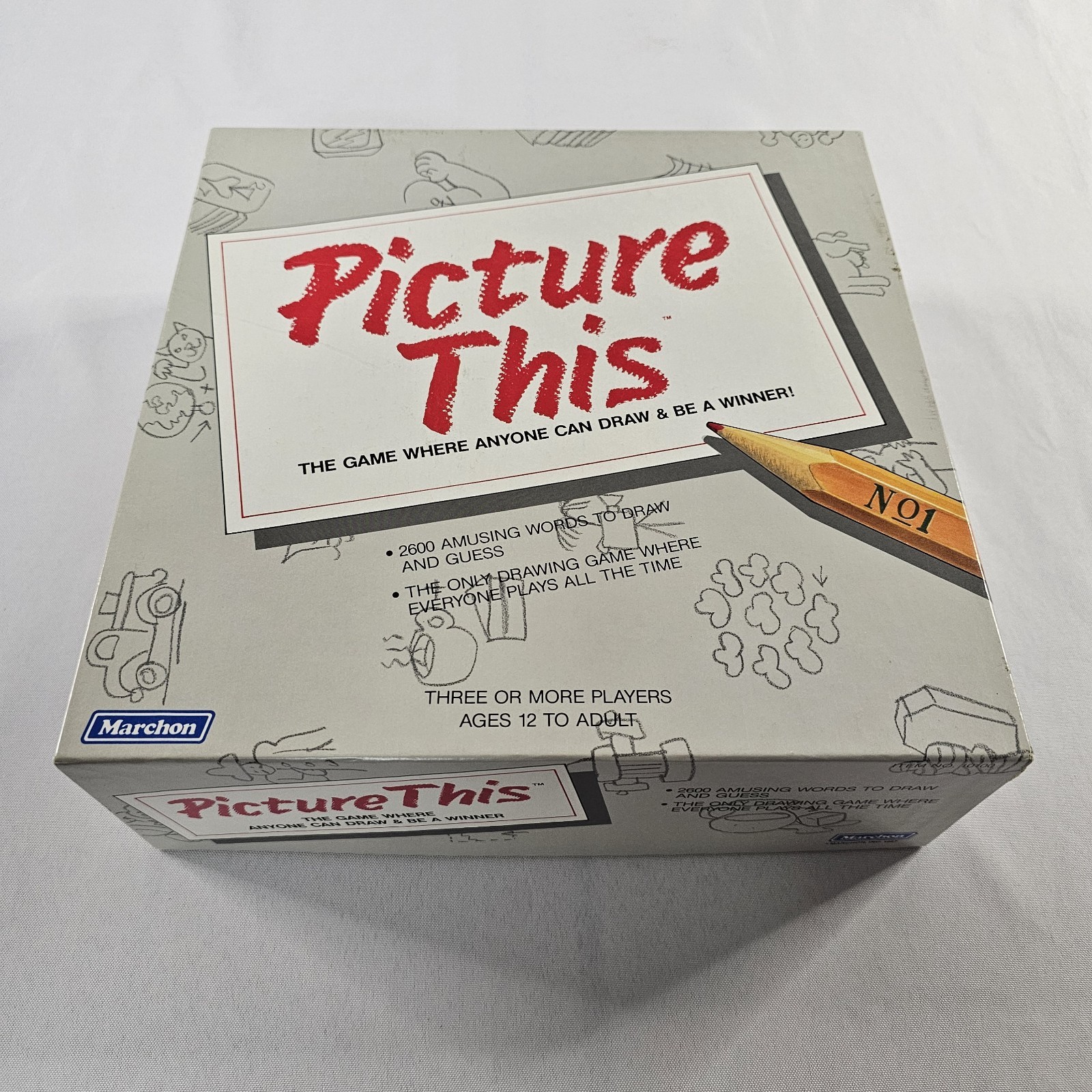 Vintage Picture This Board Game By Matchon Inc. 1987 UNUSED New Open Box READ⬇