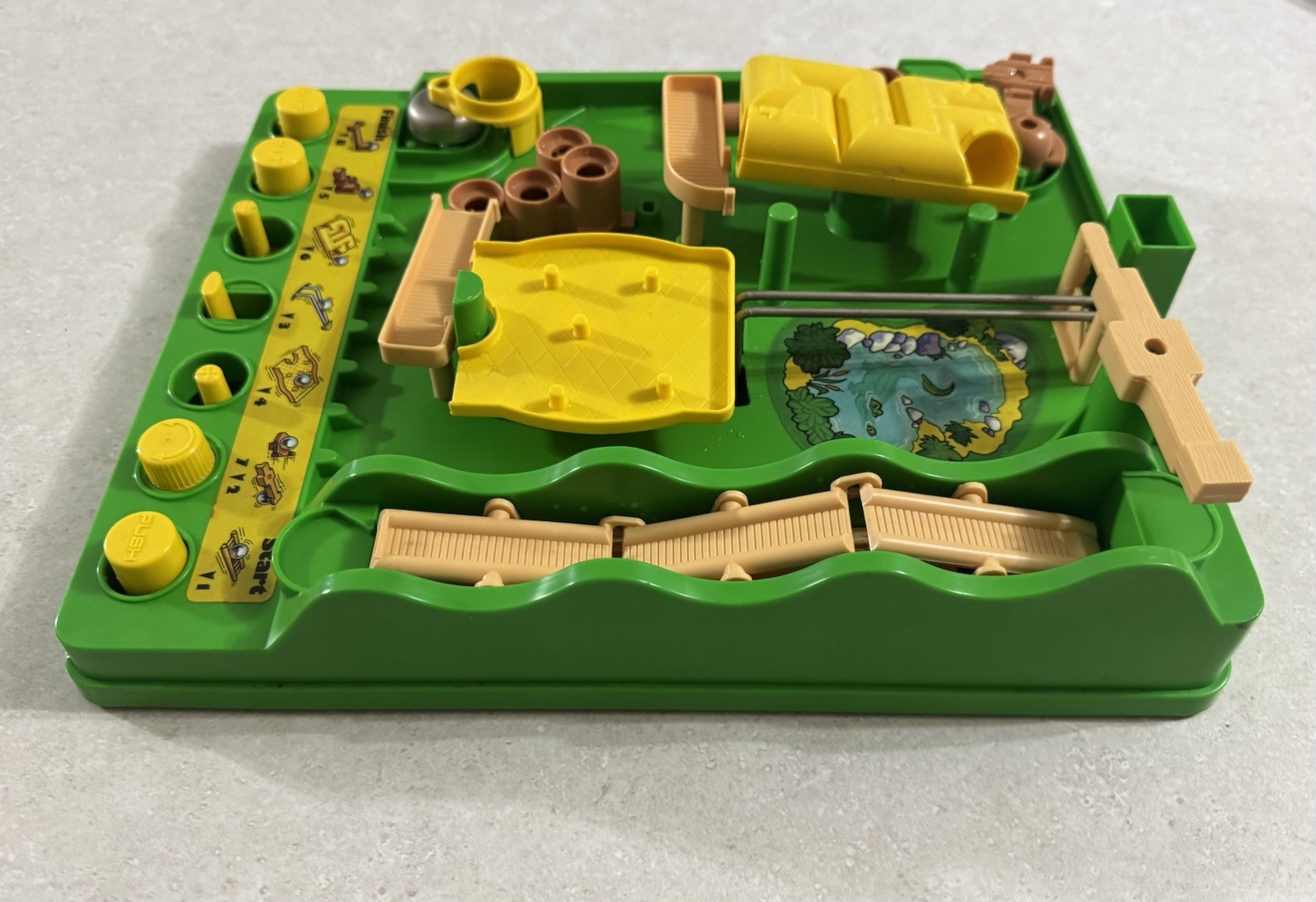 Vintage 1979 Tomy Screwball Scramble Dexterity Tabletop Game – Board Only