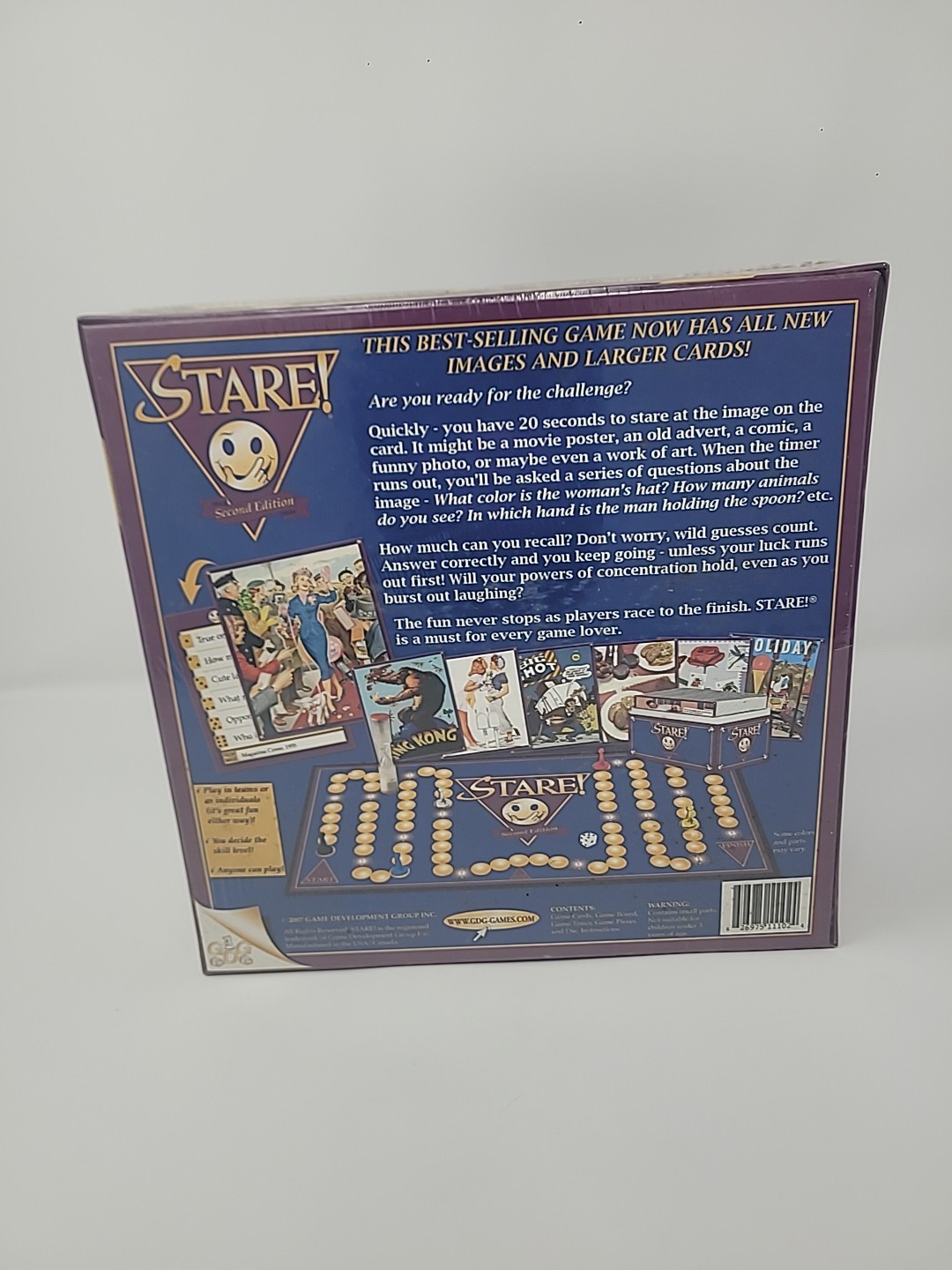 Stare! Board Game Second 2nd Edition Test Your Memory Observe Recall BRAND NEW