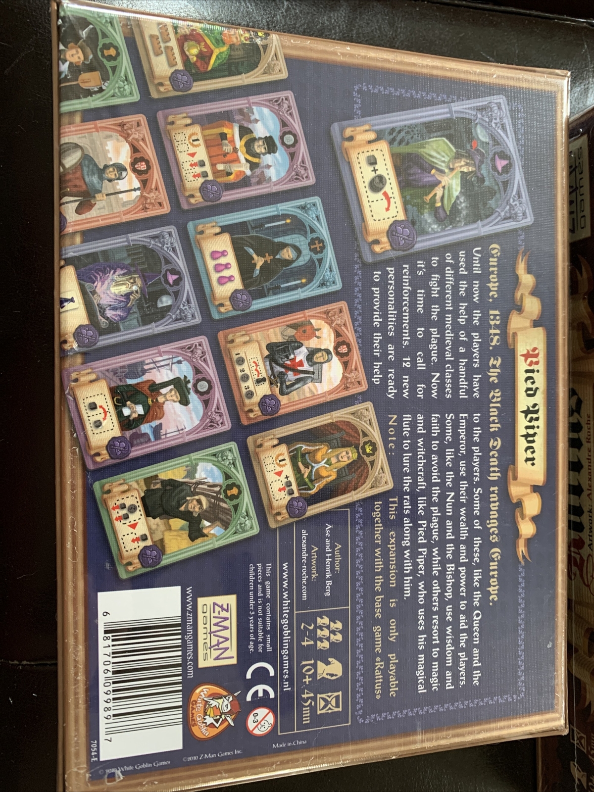 Rattus And Pied Piper Expansion Board Game Brand New, Factory Sealed. Rare