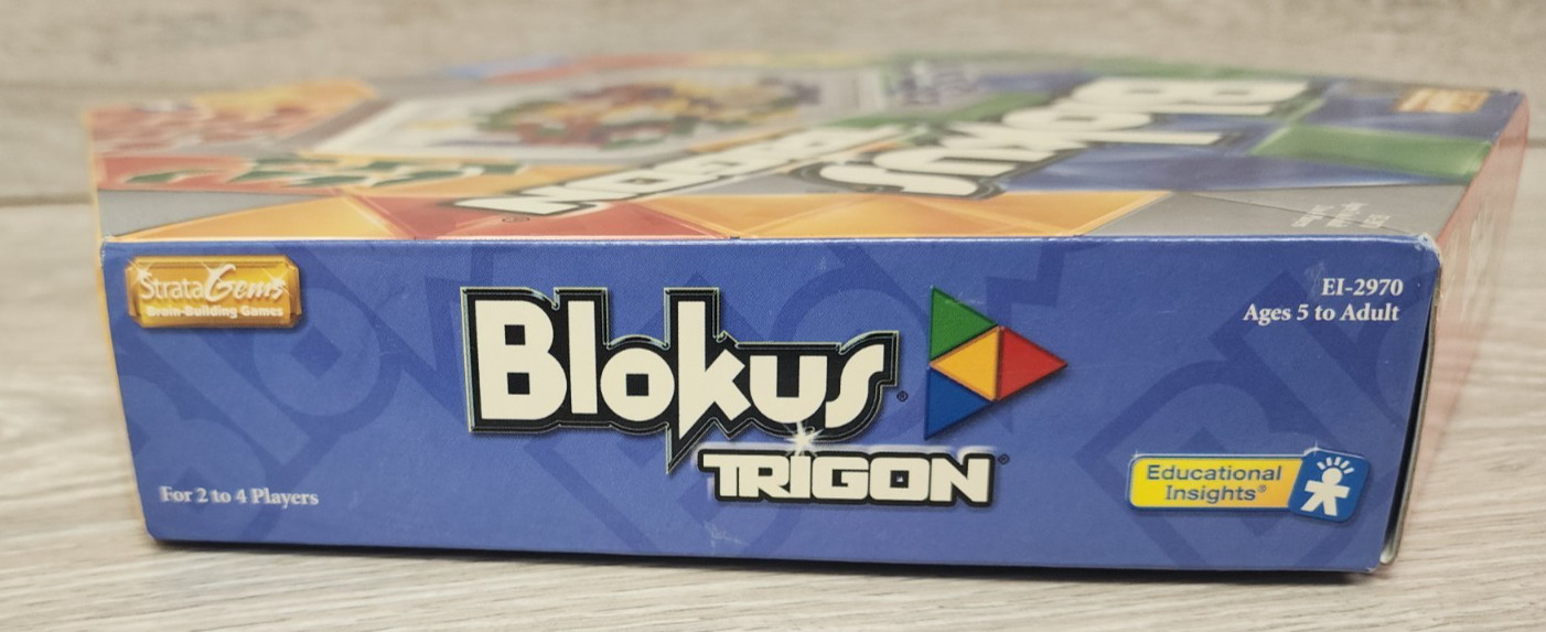 Blokus Trigon EI-2970 Board Game 2006 Educational Insights 100% Complete