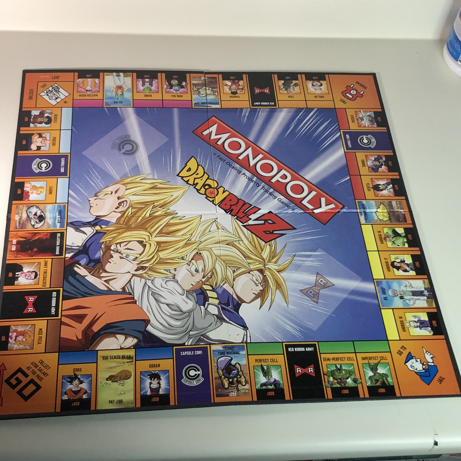 2017 Monopoly Dragon Ball Z Board Game Official Anime Set – Complete Ex-Nr Mint