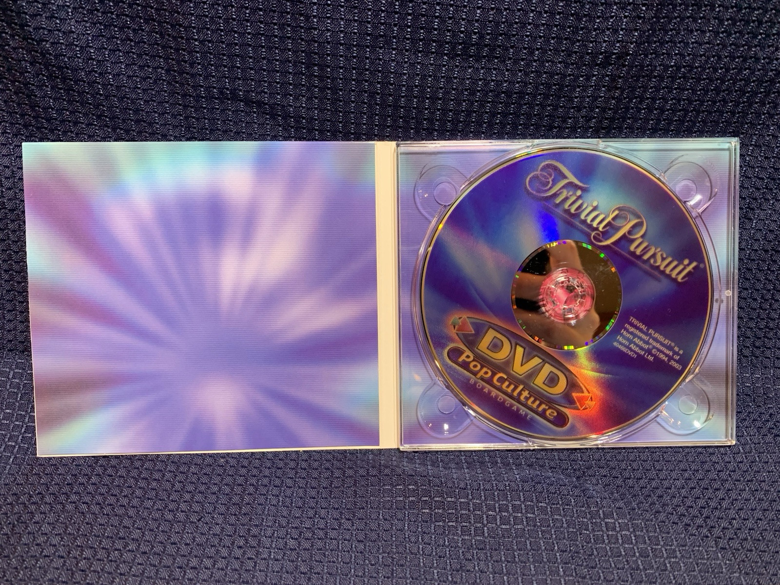 Trivial Pursuit DVD Pop Culture Board Game – Complete – Free Shipping – Clean