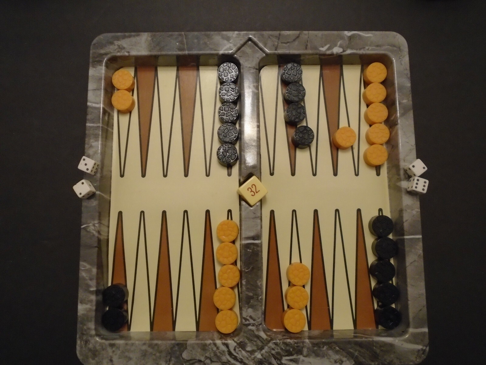 Vintage Reiss Backgammon B.C. Game 1973 Complete