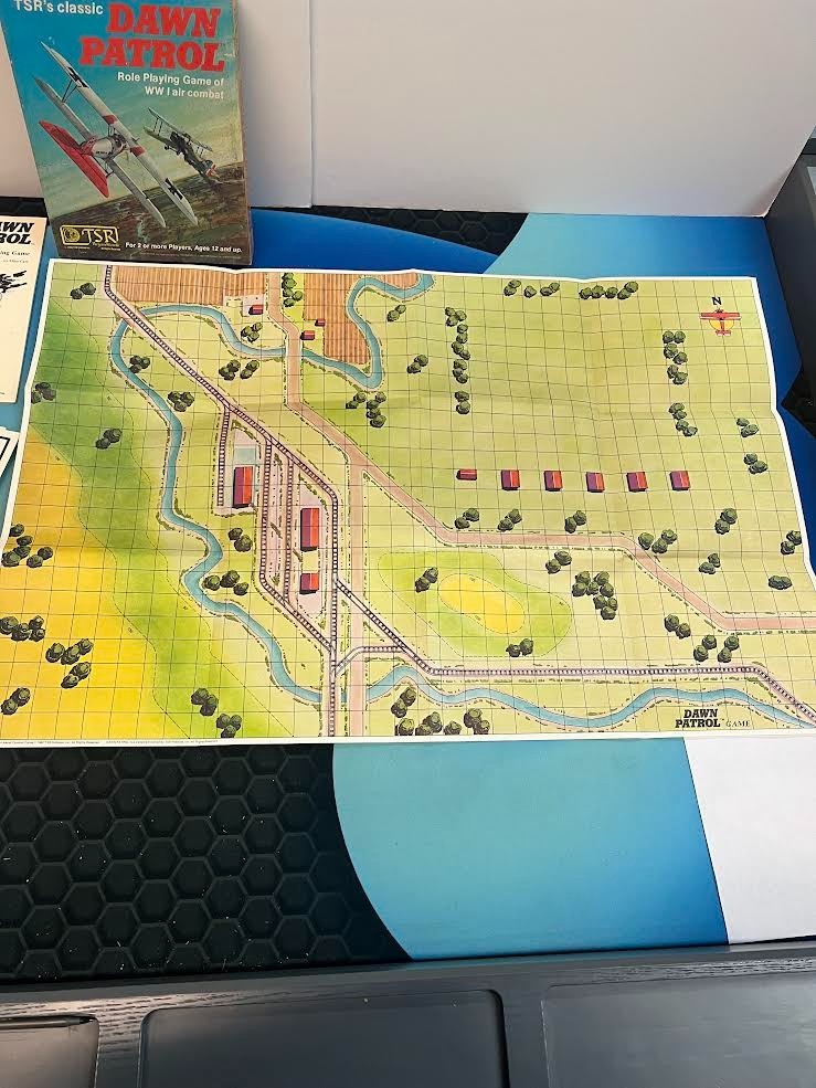 TSR Dawn Patrol Board Game (1980) – WWI Air Combat Role Playing Game