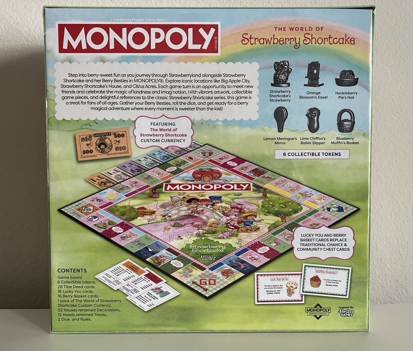 Monopoly: The World of Strawberry Shortcake Strategy Board Game New Sealed