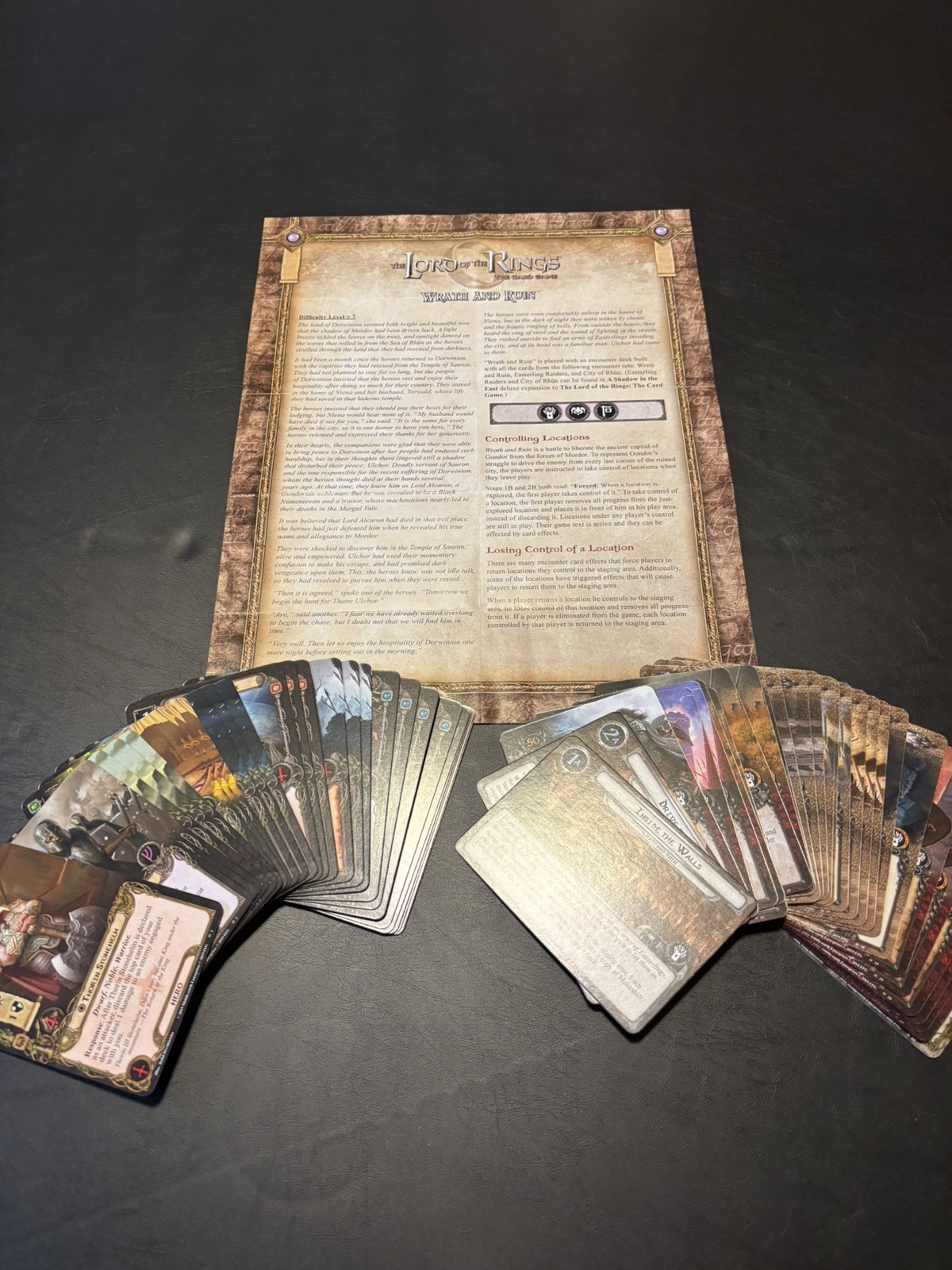Lord of the Rings LCG – Complete Vengeance of Mordor Cycle, Expansion + 6 APs