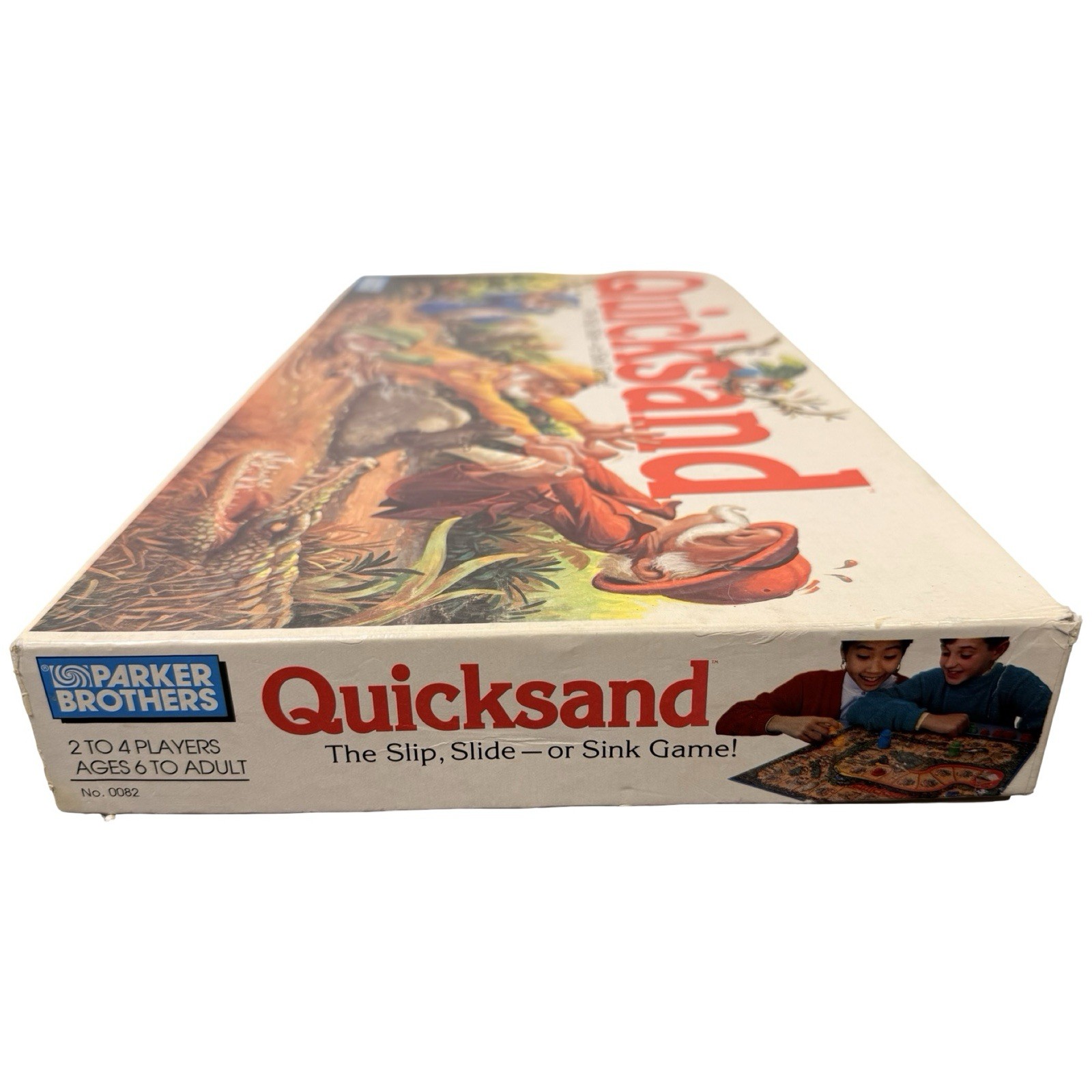 Quicksand Board Game 1989 Parker Brothers “Slip, Slide or Sink!” Incomplete
