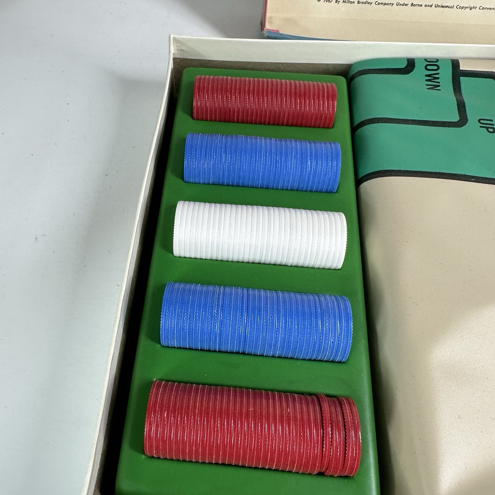 Vintage 1968 Strategy Poker by Milton Bradley #4960 Mint Condition And Complete