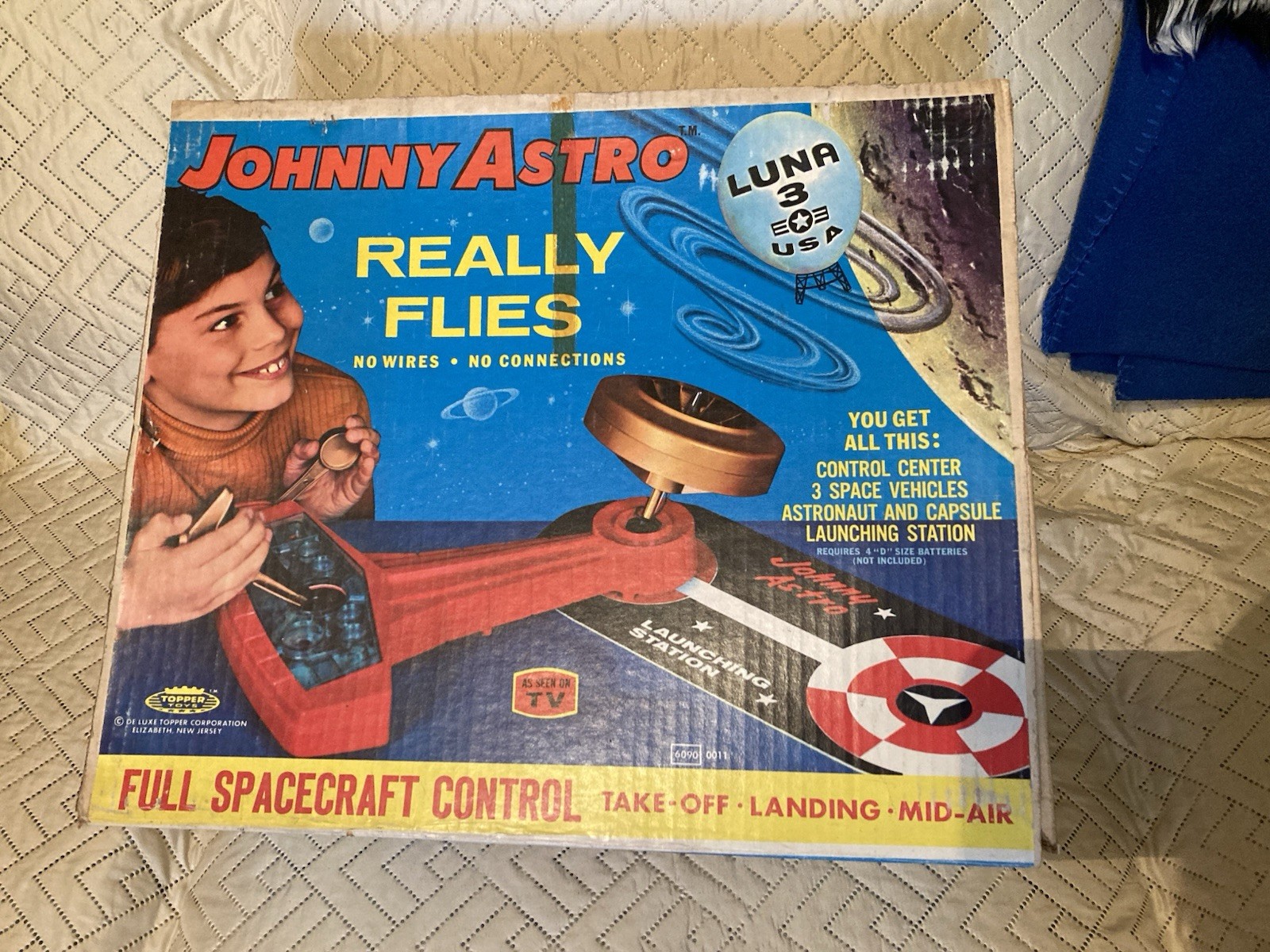 1967 Topper Toys Johnny Astro w/ 2 Original Balloons + Astronaut In Original Box