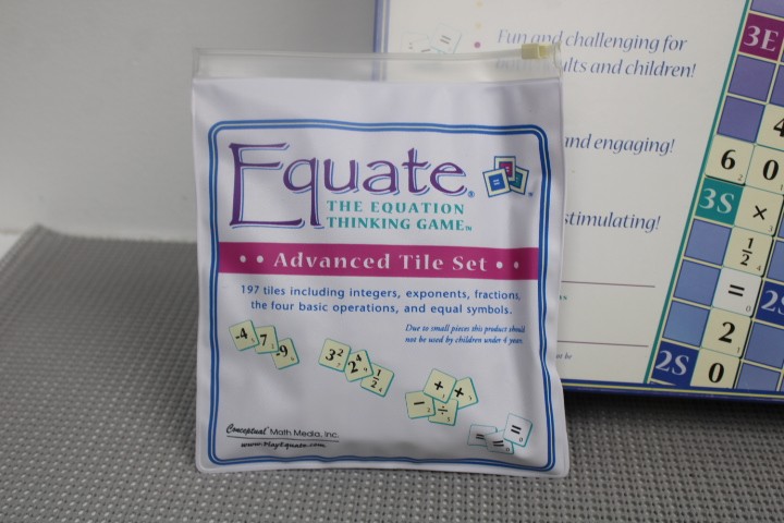 Equate The Equation Thinking Board Game Educator Home School Learn Math Complete