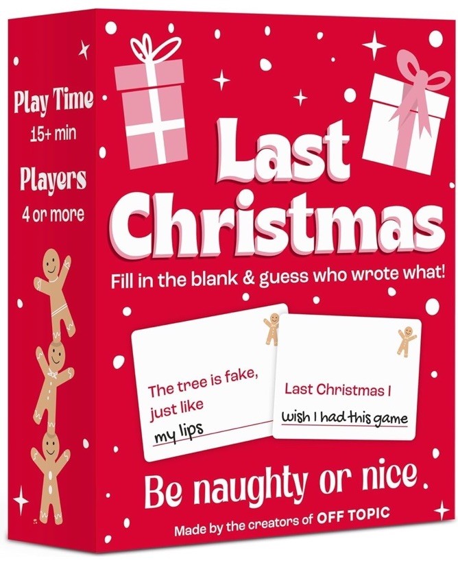 OFF TOPIC Last Christmas Naughty or Nice Holiday Party Game