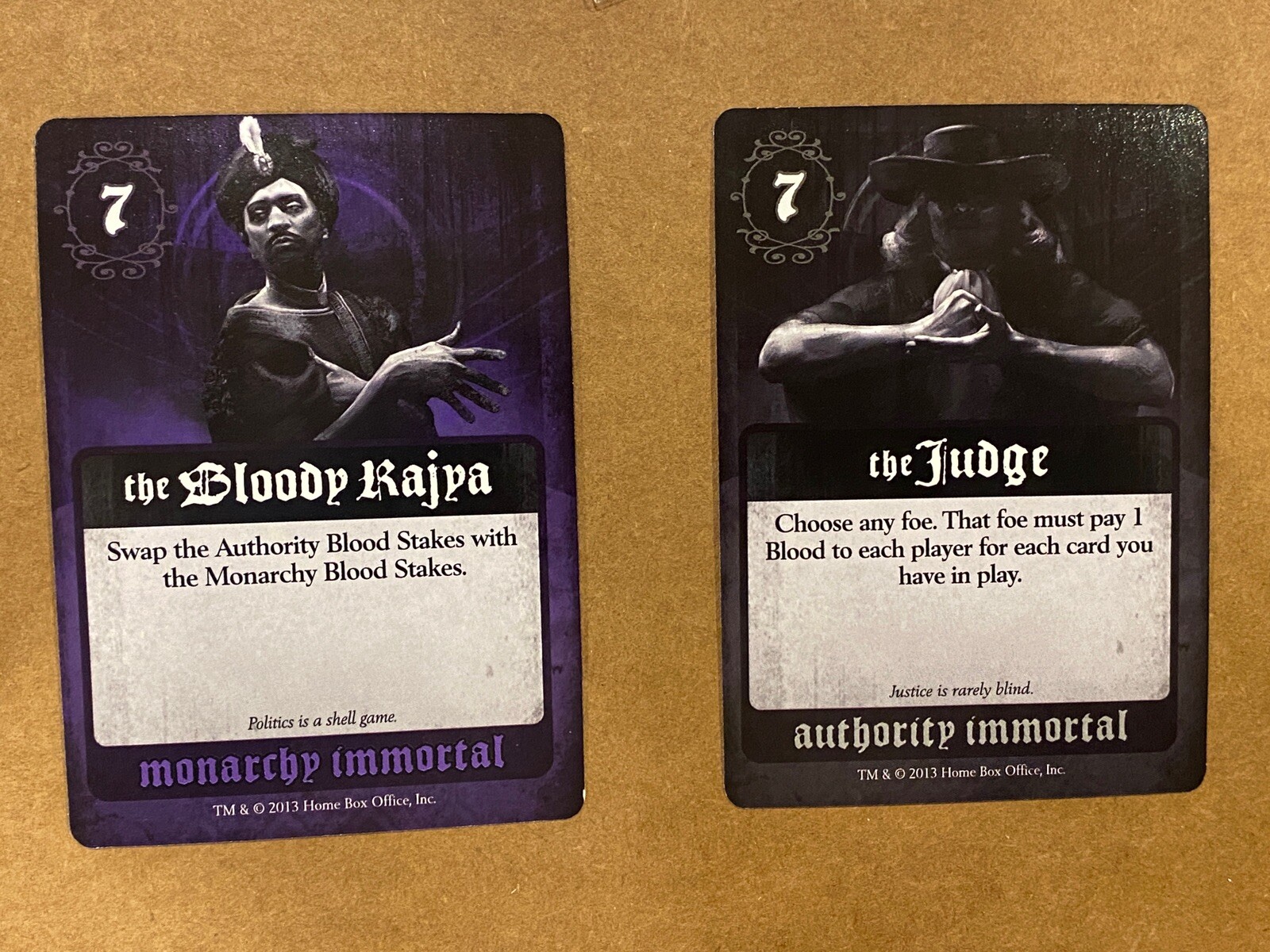 True Blood Night Eternal Board Game The Judge Bloody Rajya Promo Pack