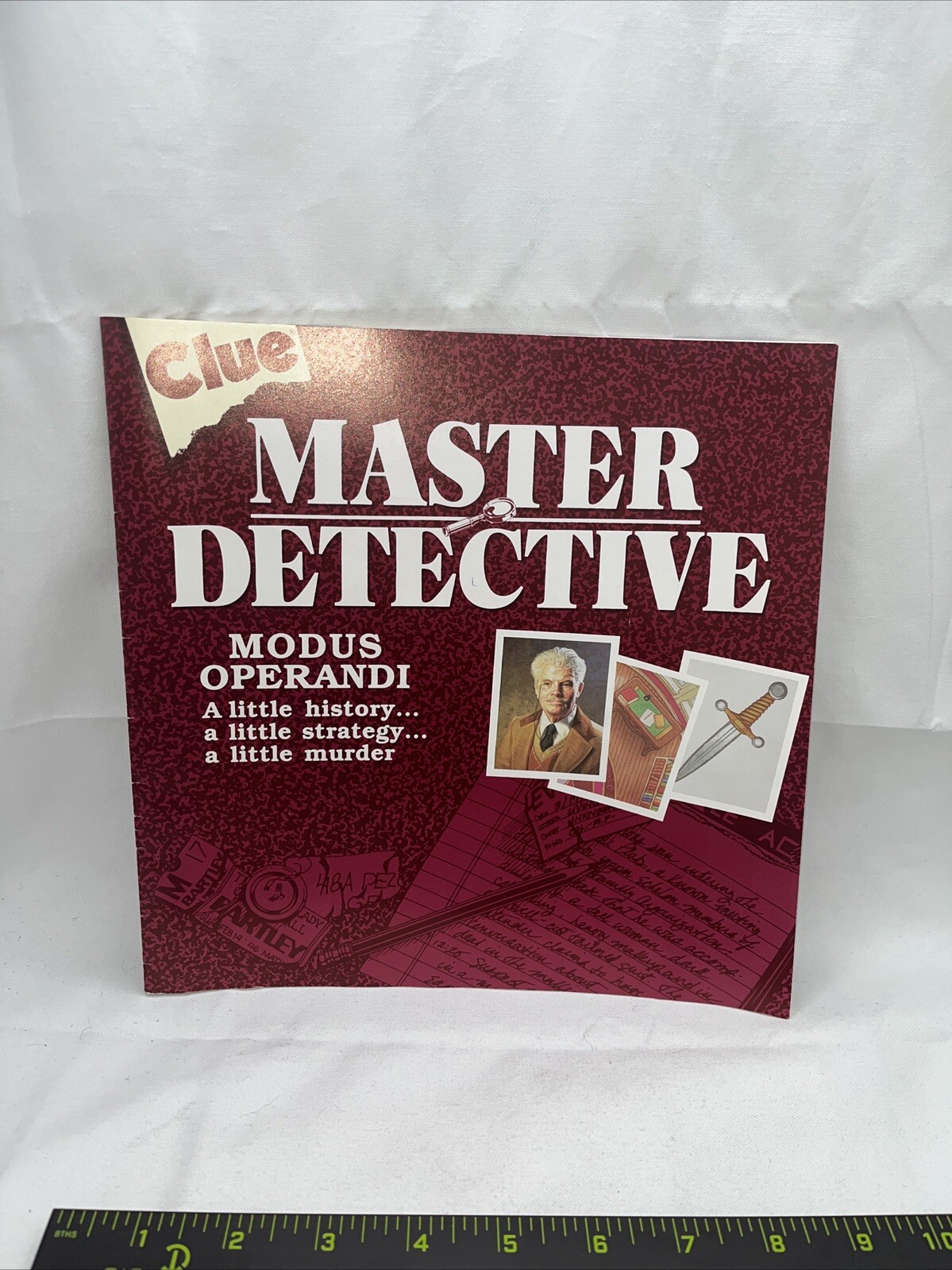 Clue Master Detective 1988 Replacement Parts INSTRUCTIONS BOOKLET