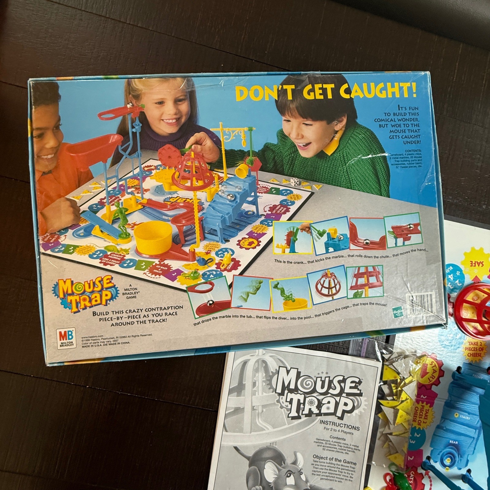 1999 Mouse Trap Board Game Milton Bradley Hasbro Complete As Seen Baby Einstein