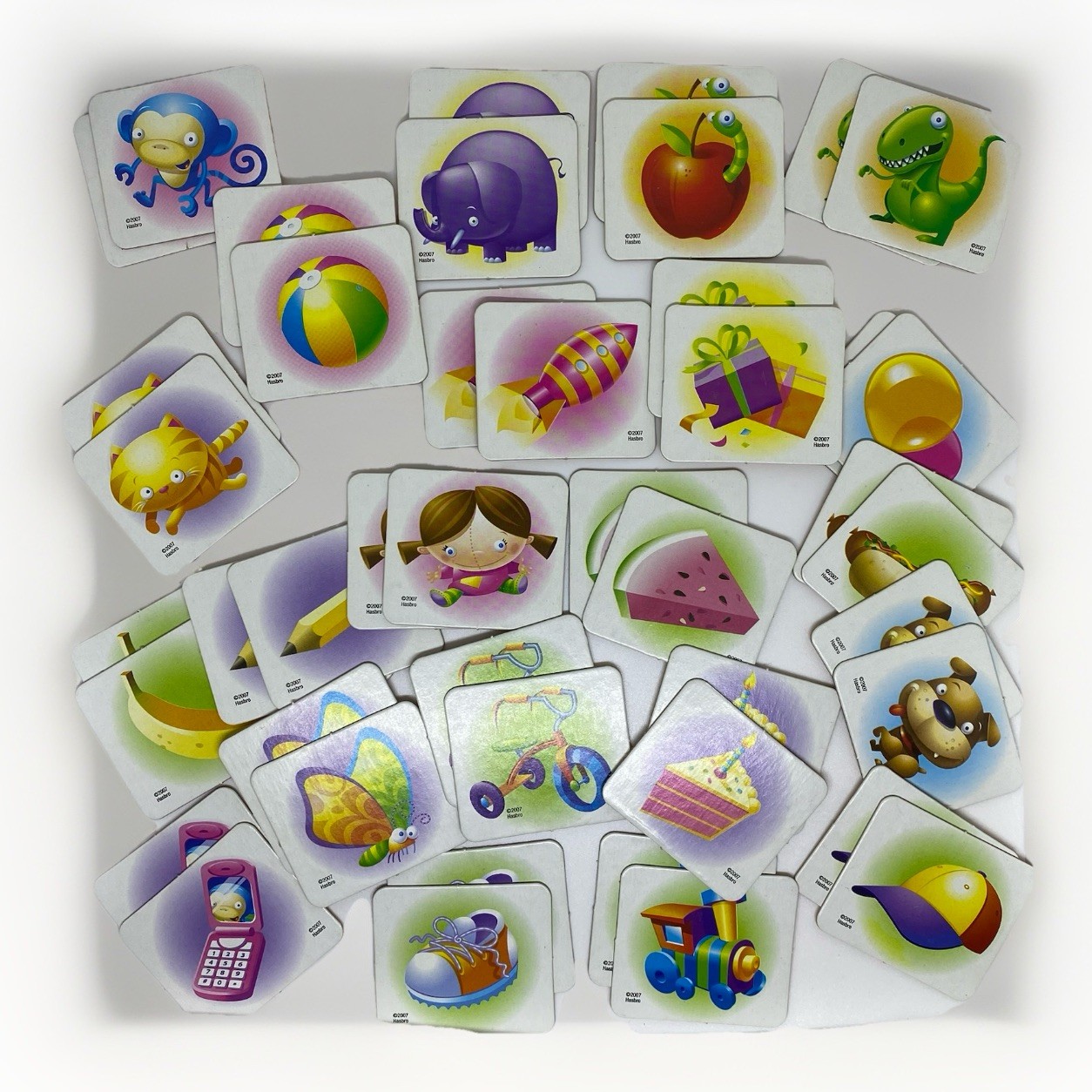 The Original Memory Game 2007 Hasbro Classic Matching Children’s Game Complete
