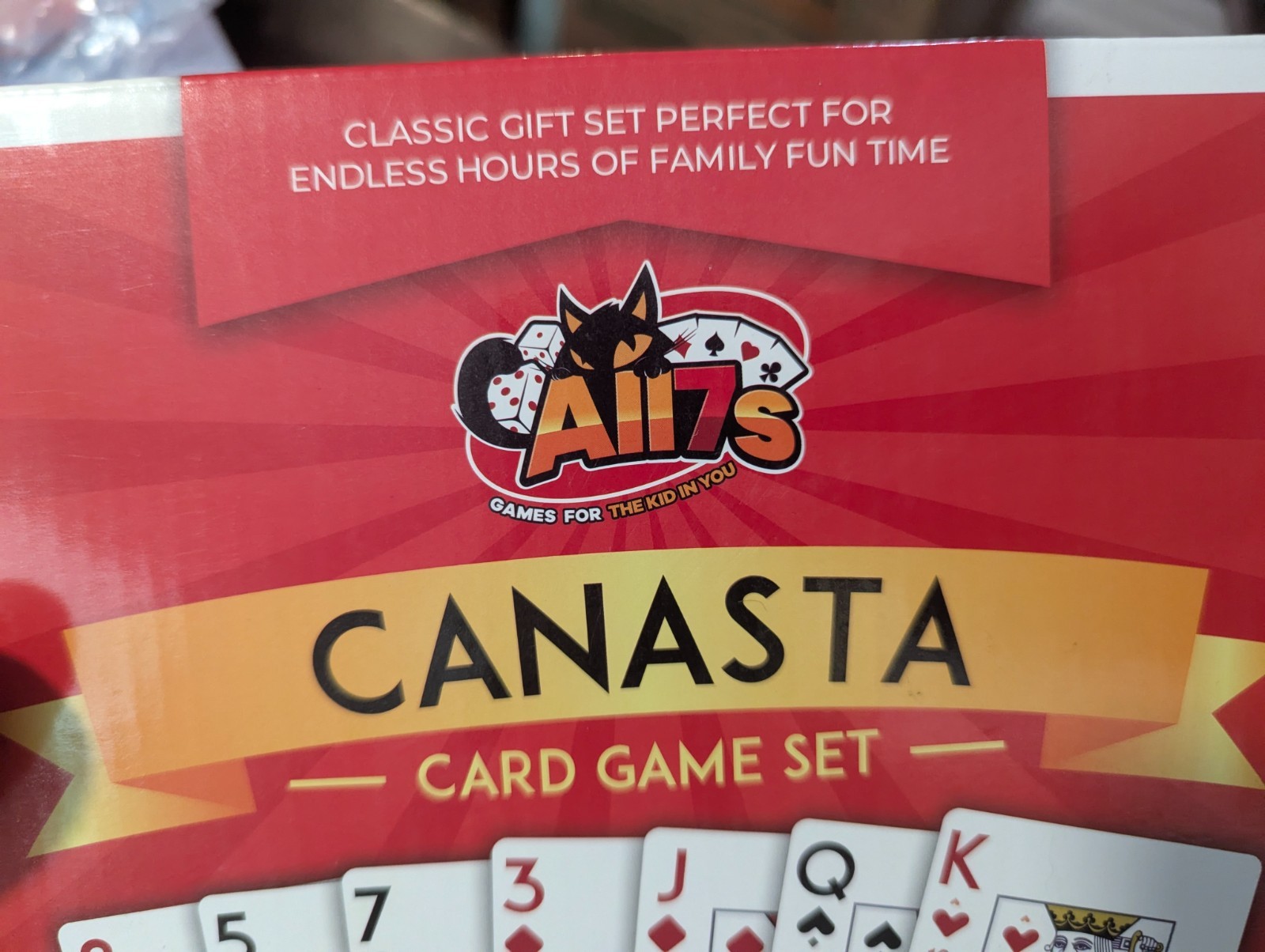 CANASTA CARD GAME SET Two Decks Dual Deck Card Holder 2 Scorepads 100% COMPLETE