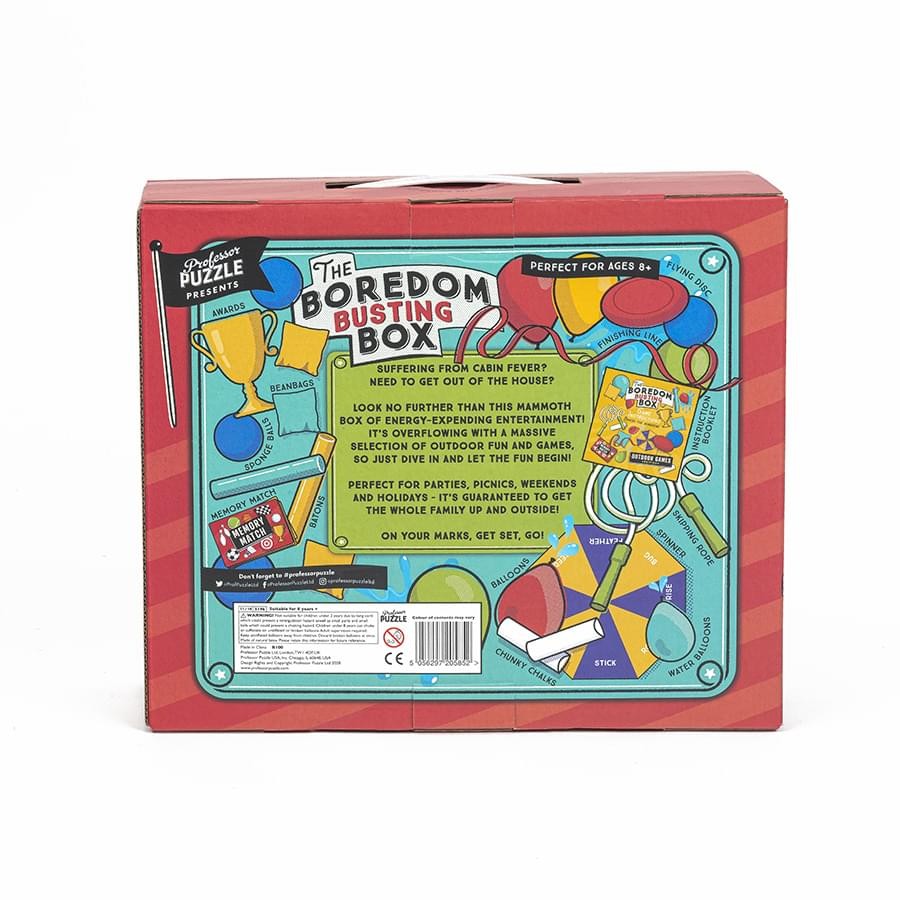 Outdoor Boredom Busting Box – 45 Fun Games for Outdoor Picnic Party Activities